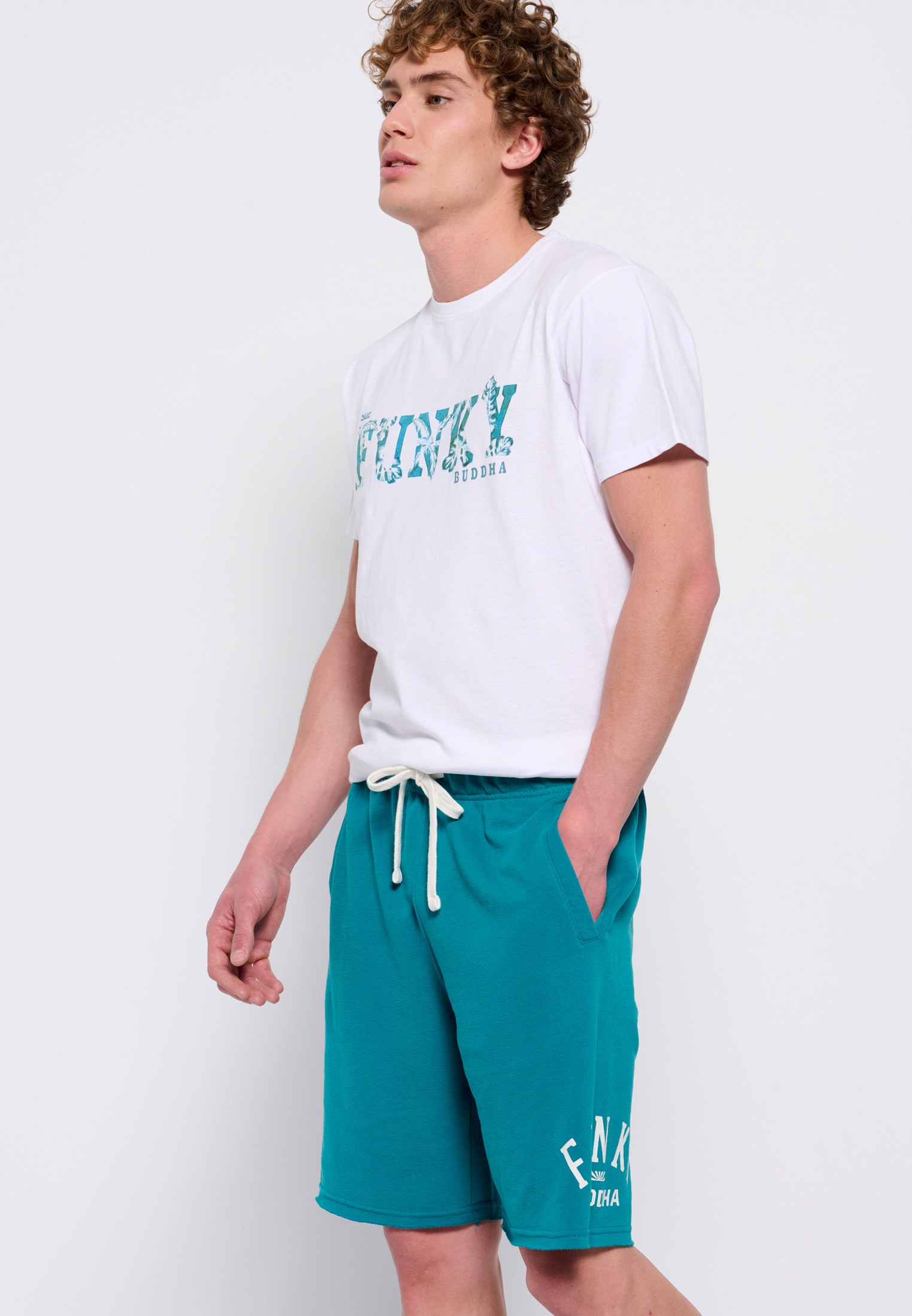 Men's Shorts Funky Buddha Green