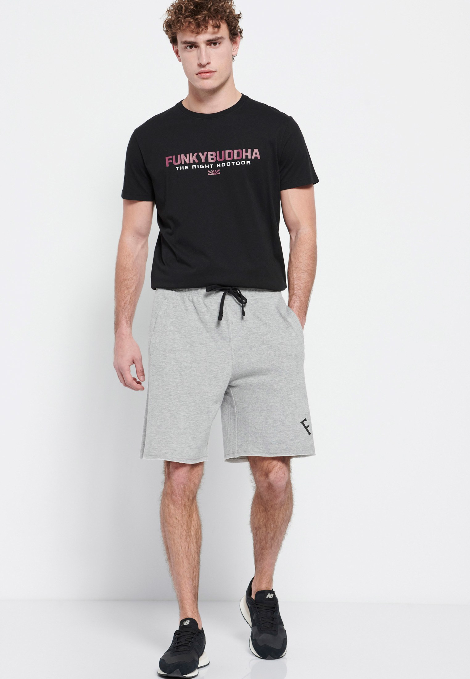 Men's Shorts Funky Buddha Gray