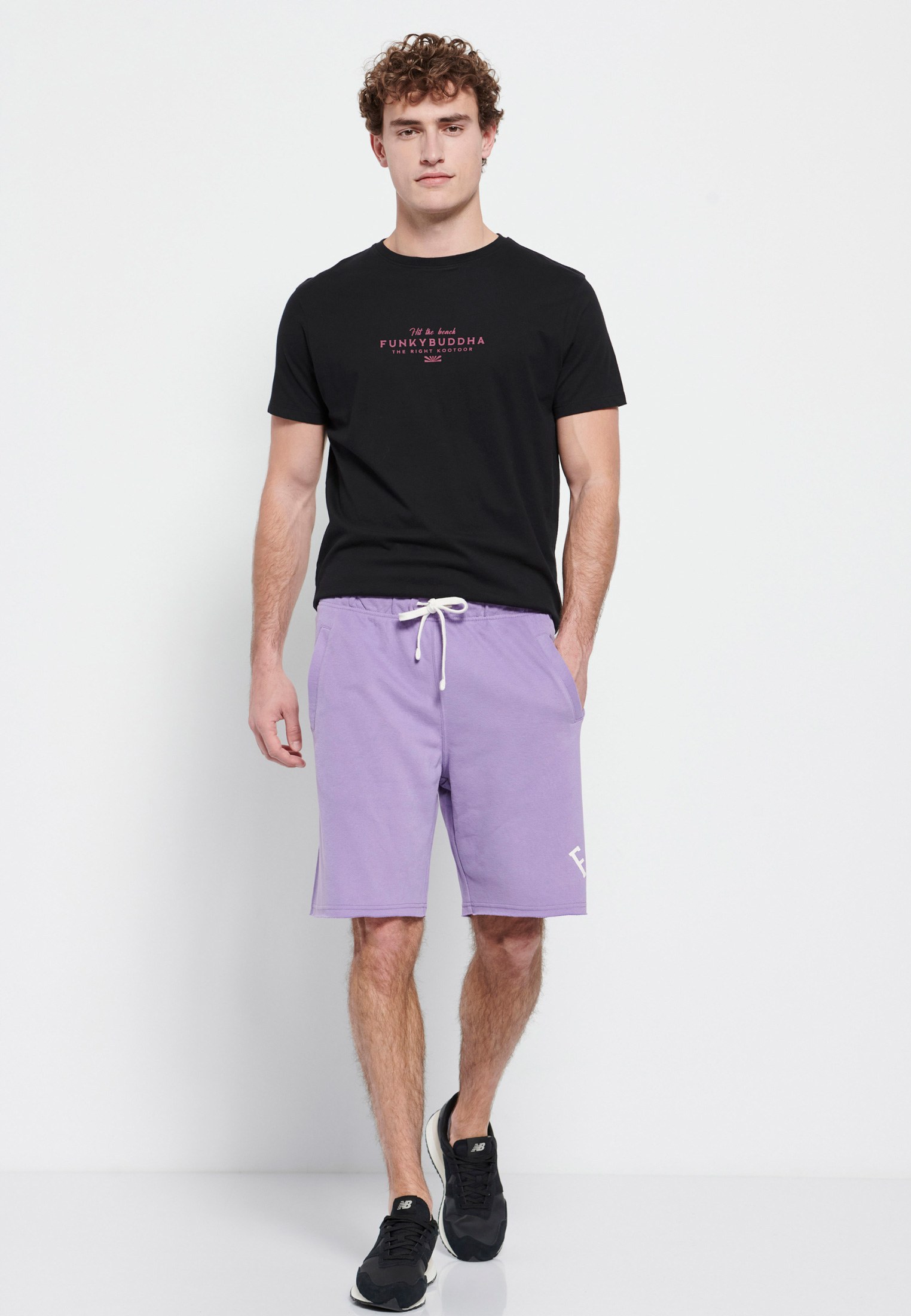 Men's Shorts Funky Buddha Purple
