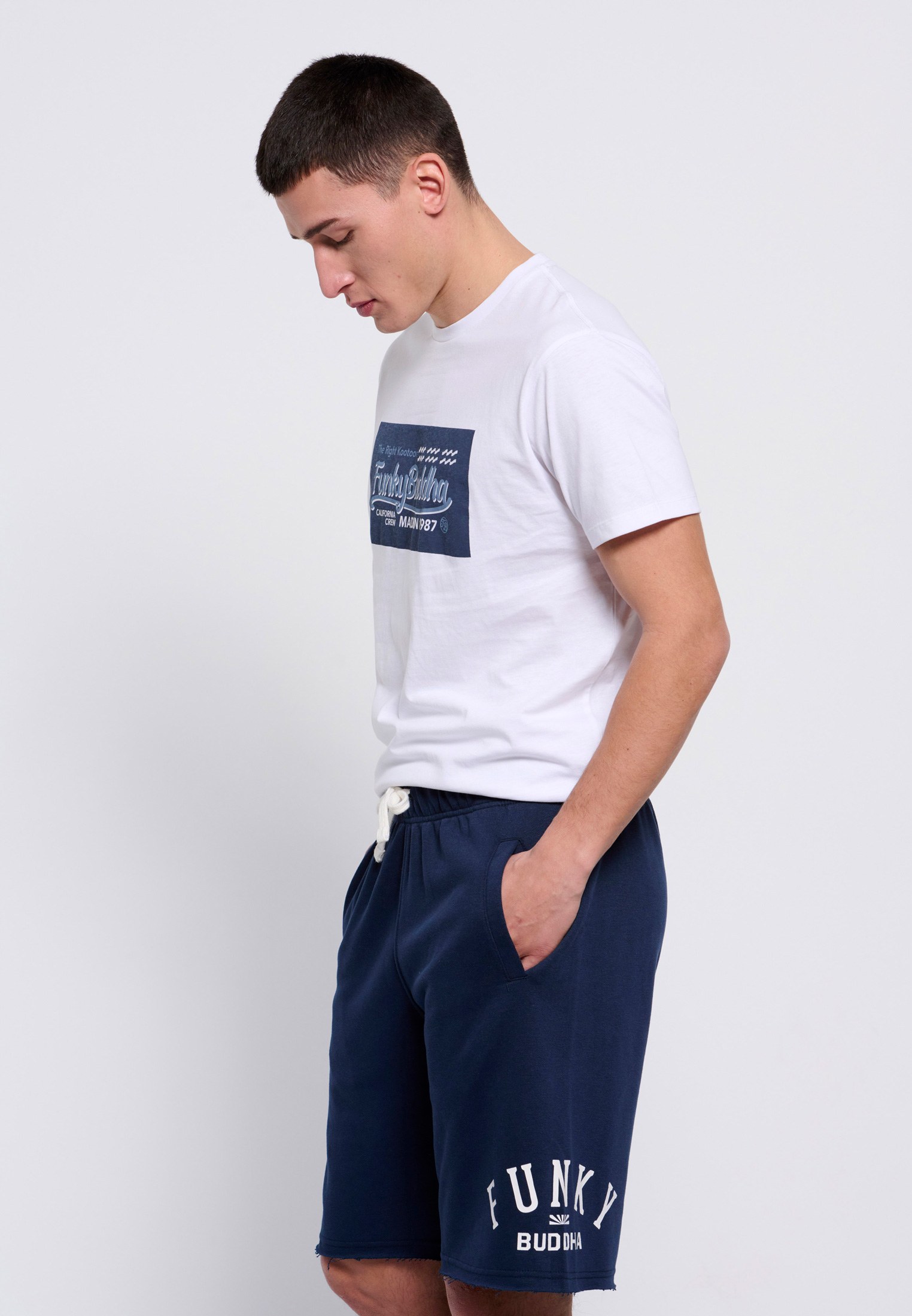 Men's Shorts Funky Buddha Navy