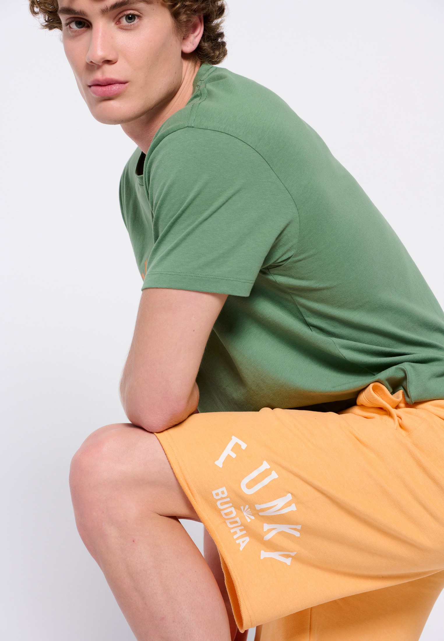 Men's Shorts Funky Buddha Orange