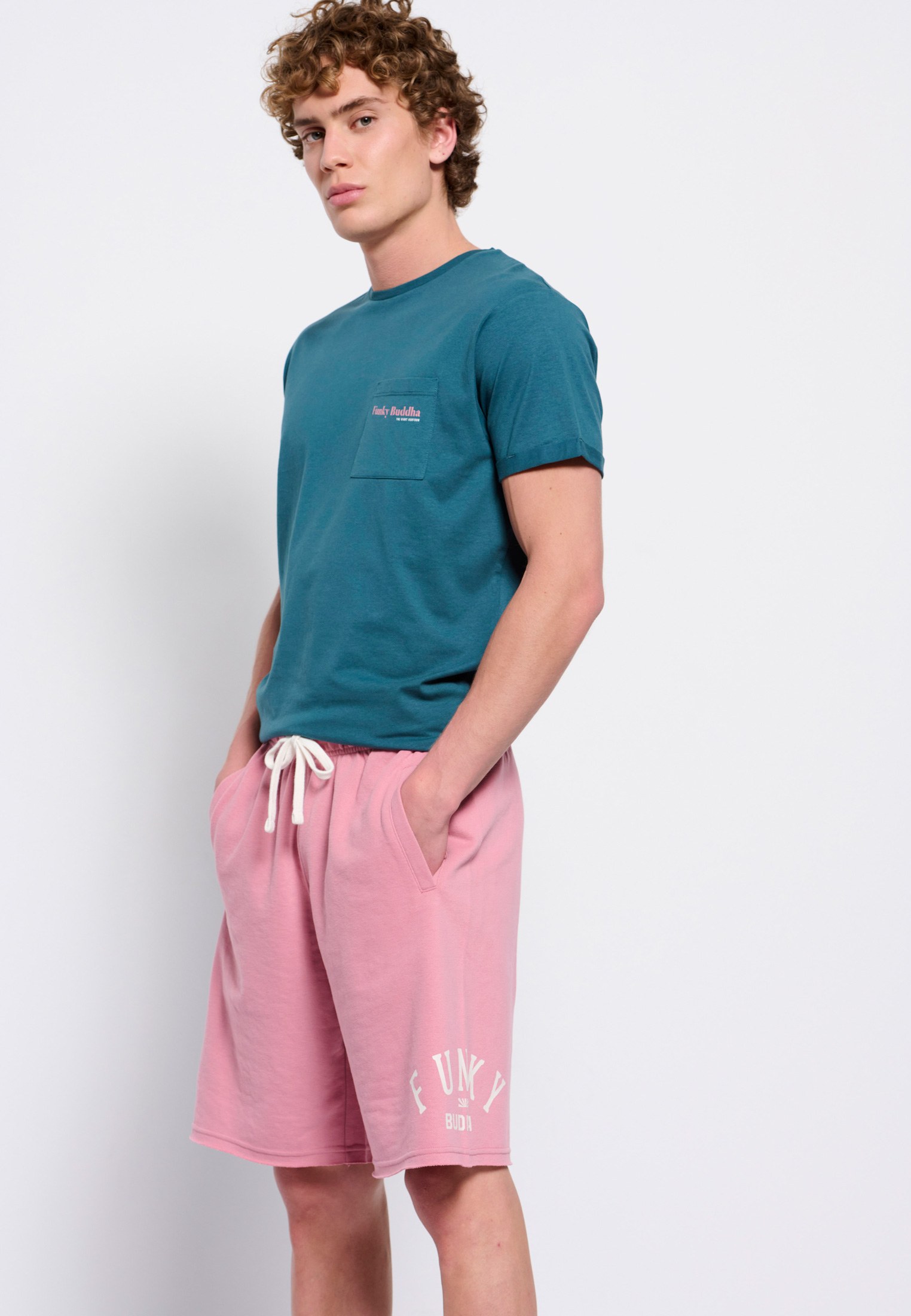 Men's Shorts Funky Buddha Pink