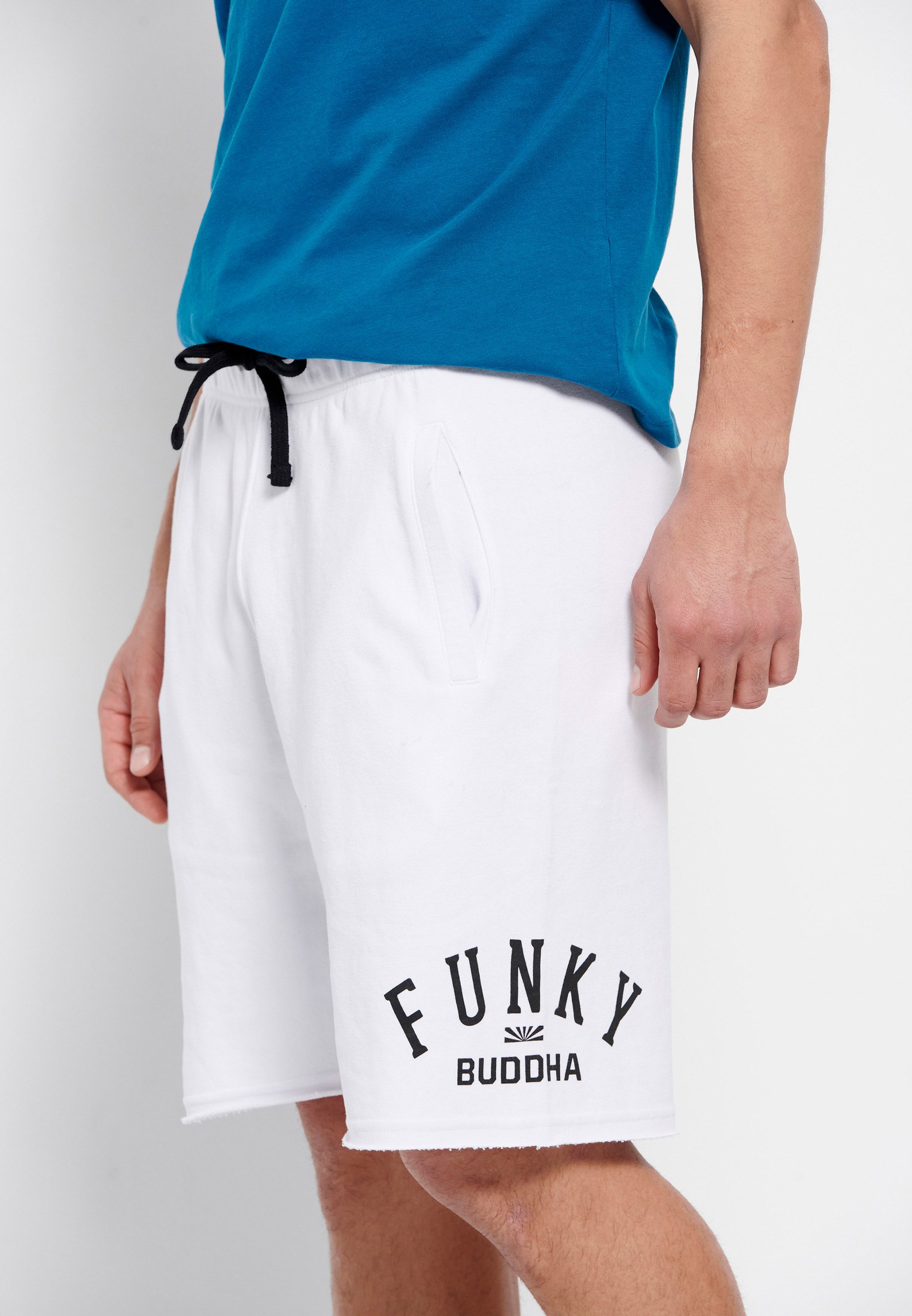 Men's Shorts Funky Buddha White