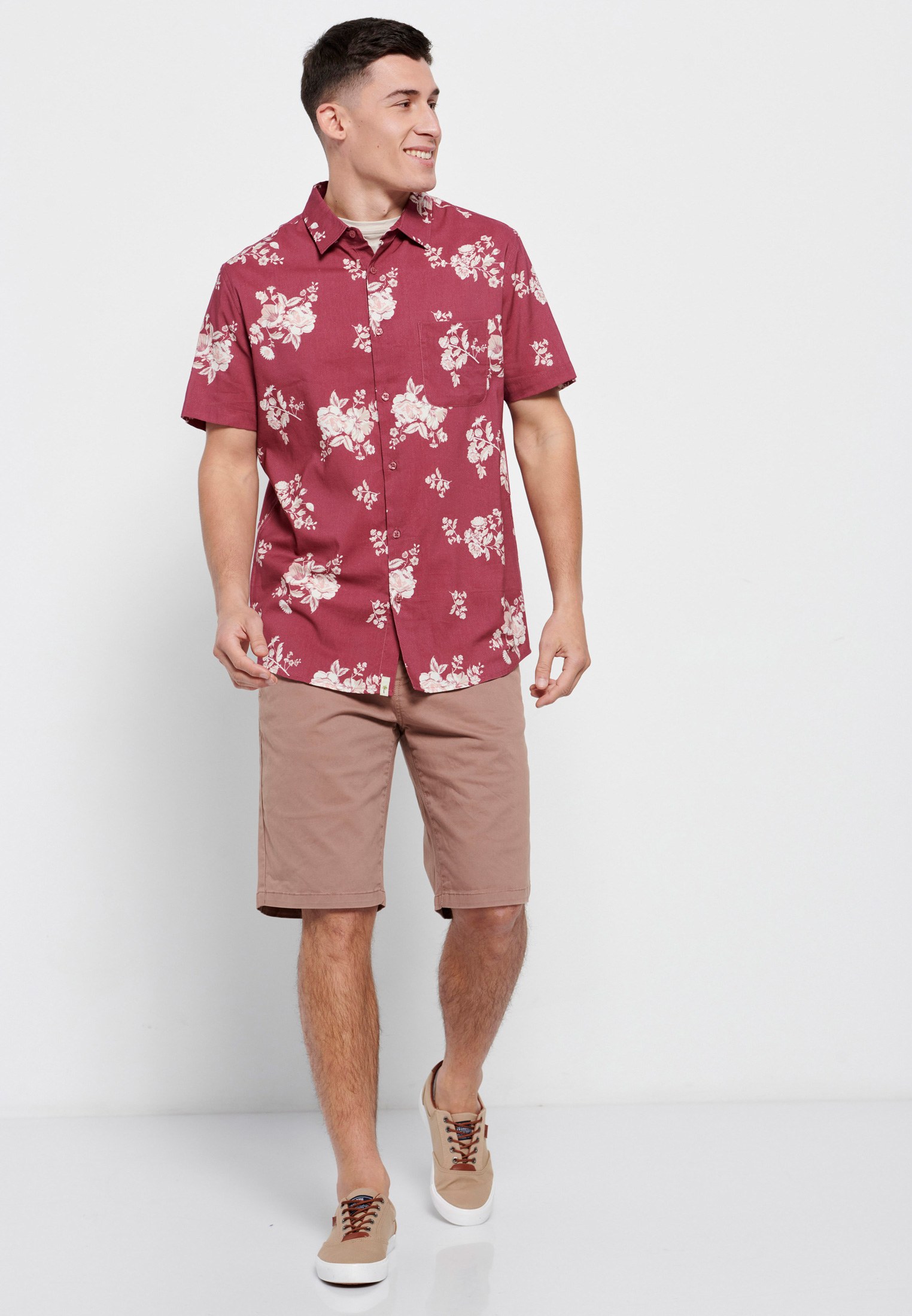 Men's Shirts Funky Buddha Red