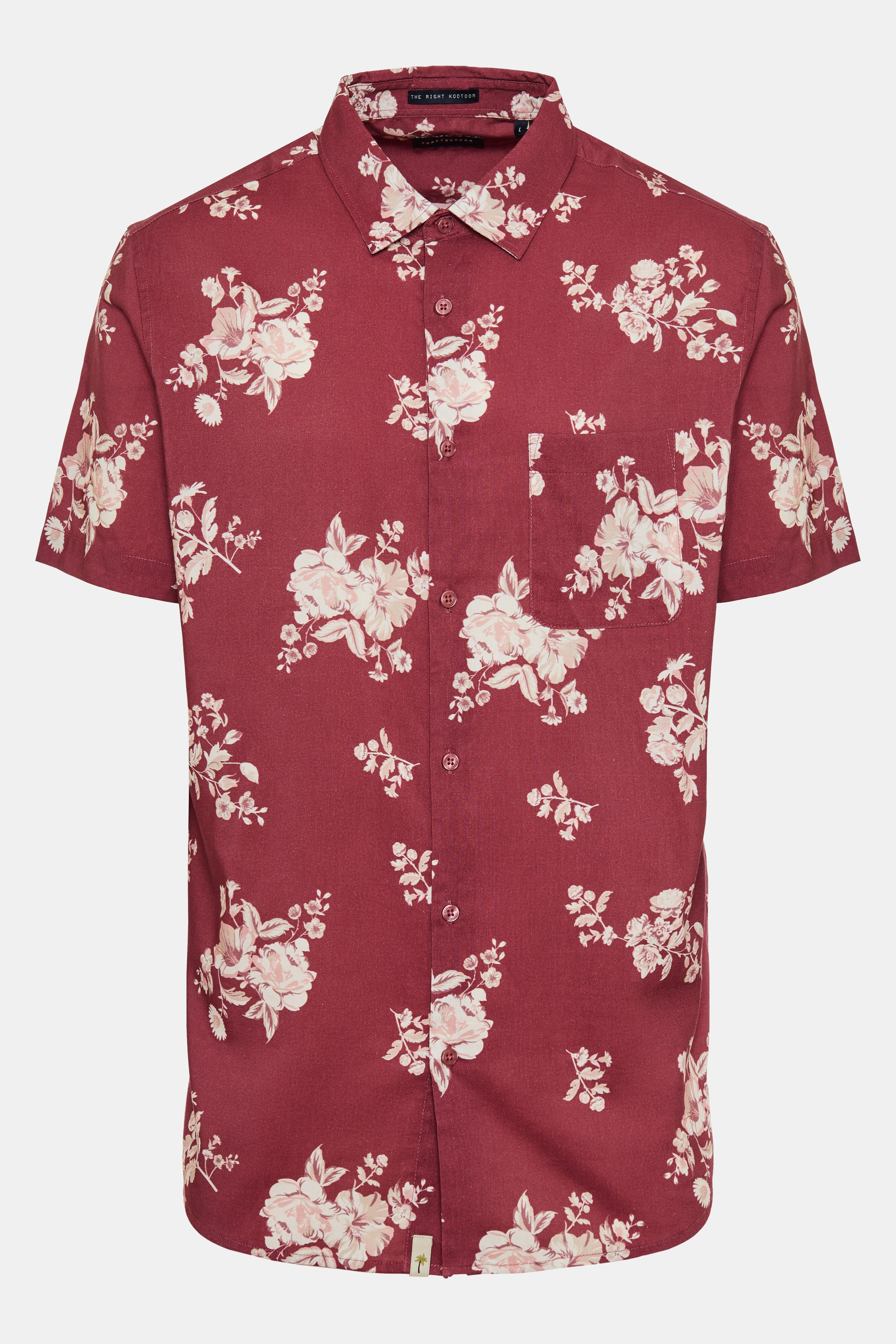 Men's Shirts Funky Buddha Red