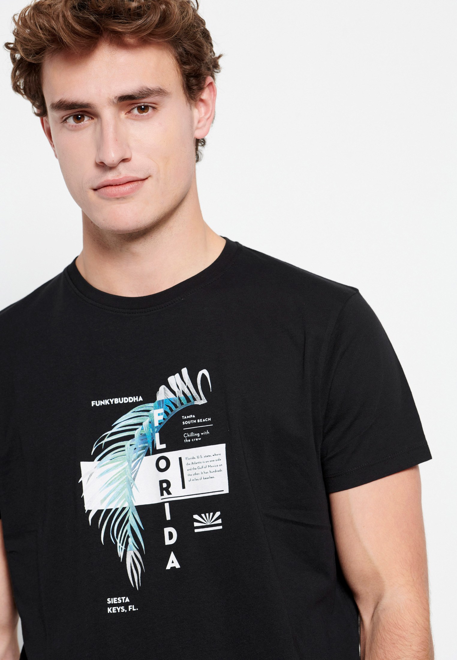 Ανδρικό t-shirt με graphic τύπωμα φωτογραφία