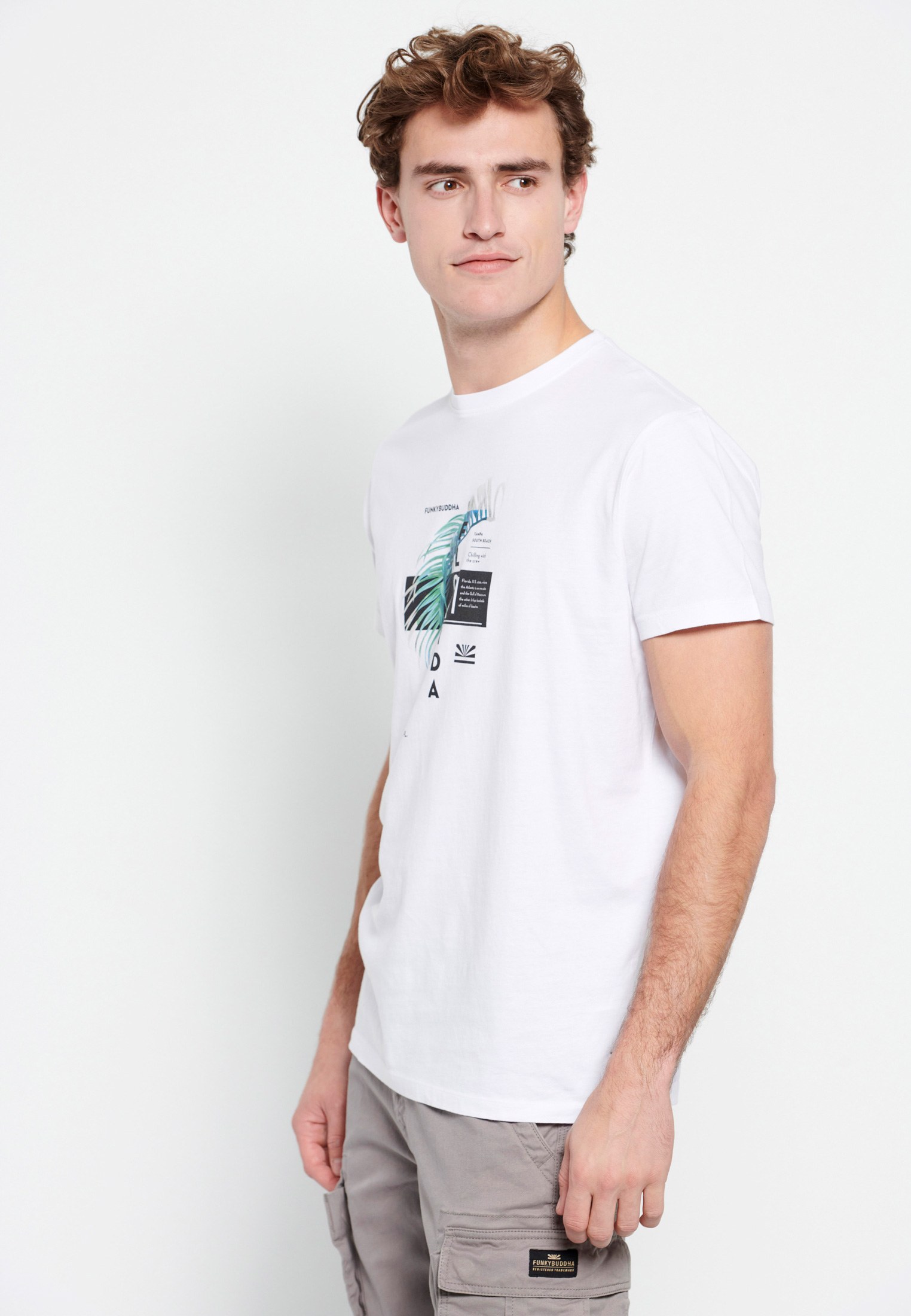 Ανδρικό t-shirt με graphic τύπωμα φωτογραφία