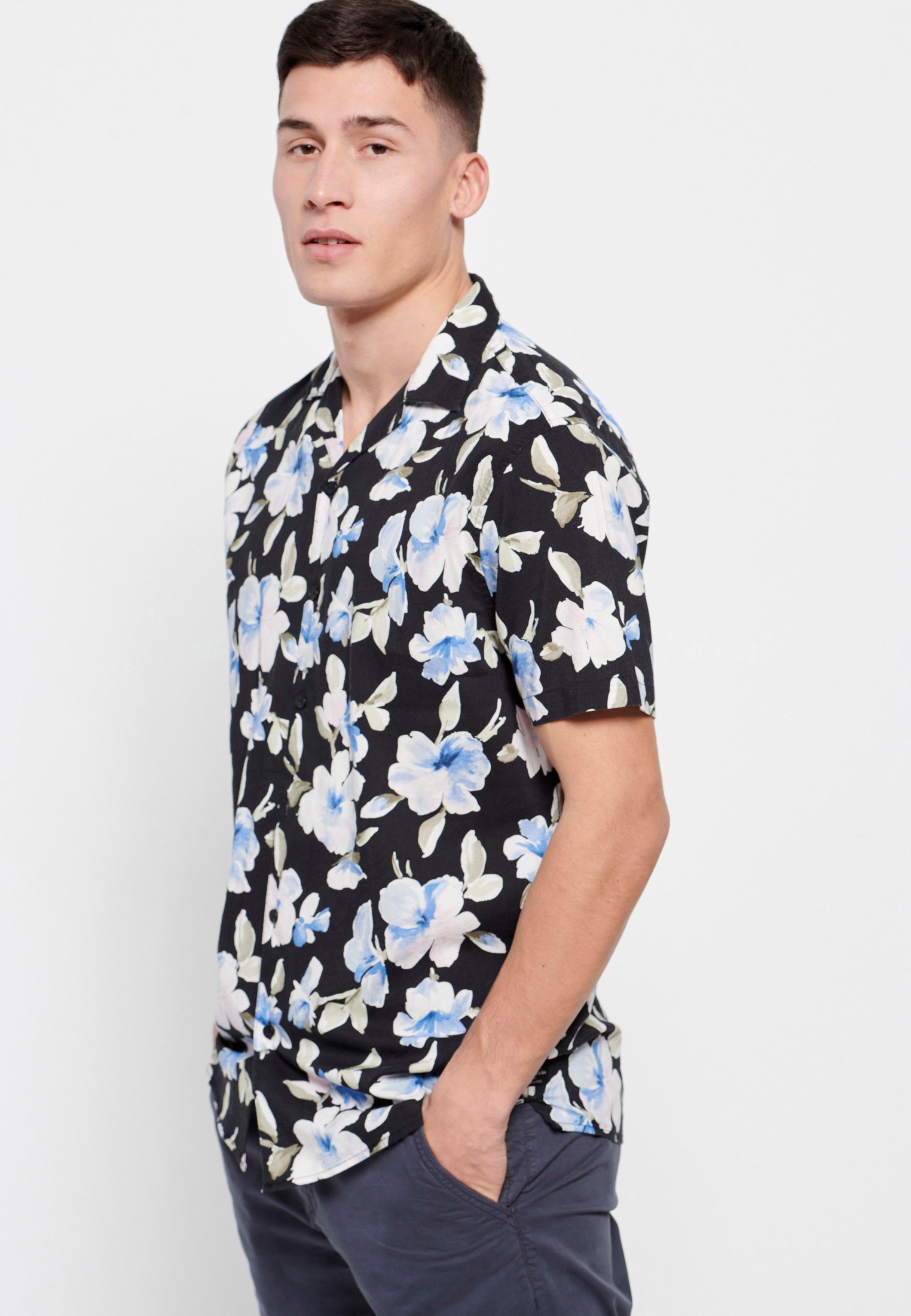 Men's Shirts Funky Buddha Black