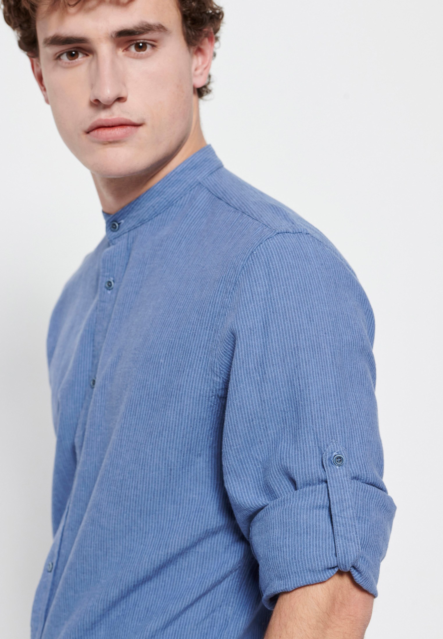 Men's Shirts Funky Buddha Blue