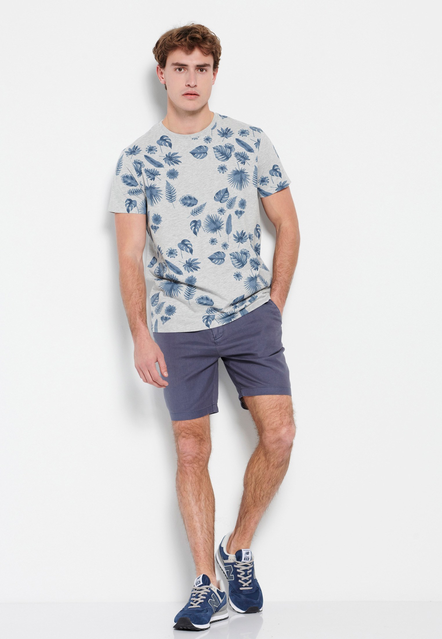 Men's Shirts Funky Buddha Gray