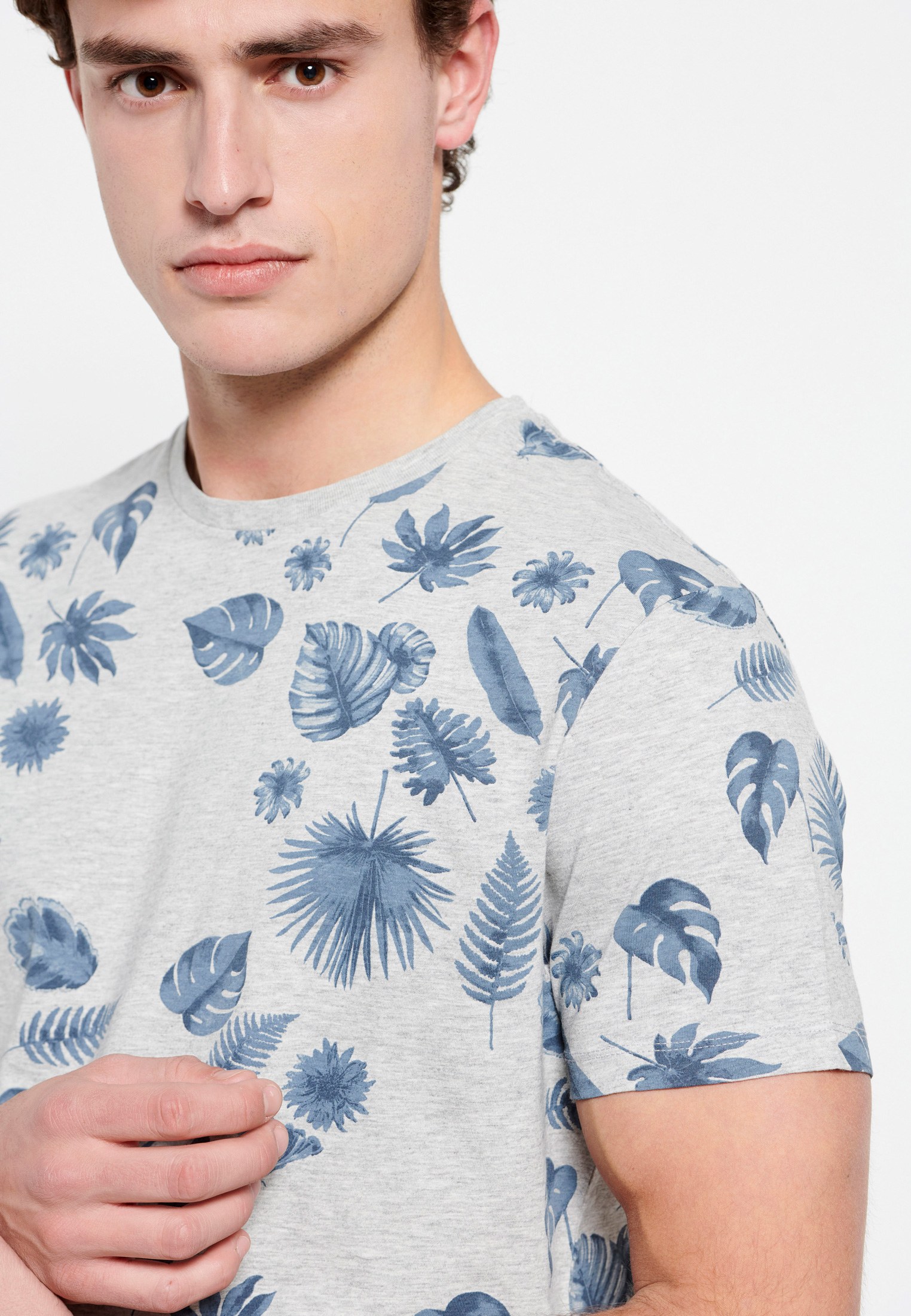 Men's Shirts Funky Buddha Gray