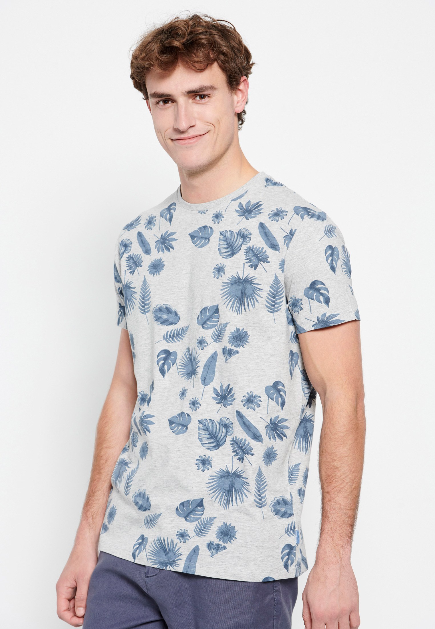 Men's Shirts Funky Buddha Gray