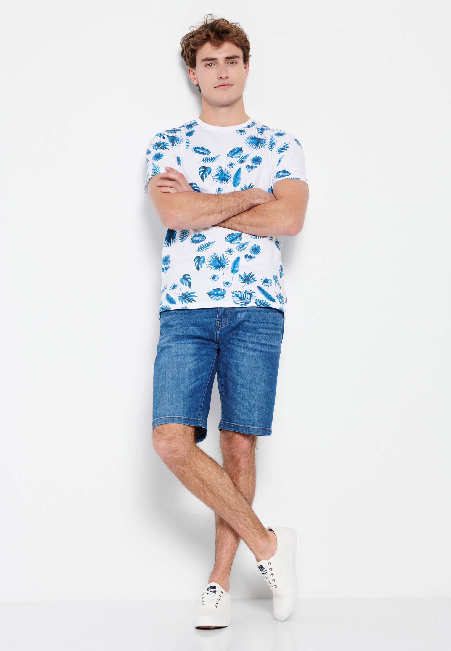 Men's Shirts Funky Buddha White