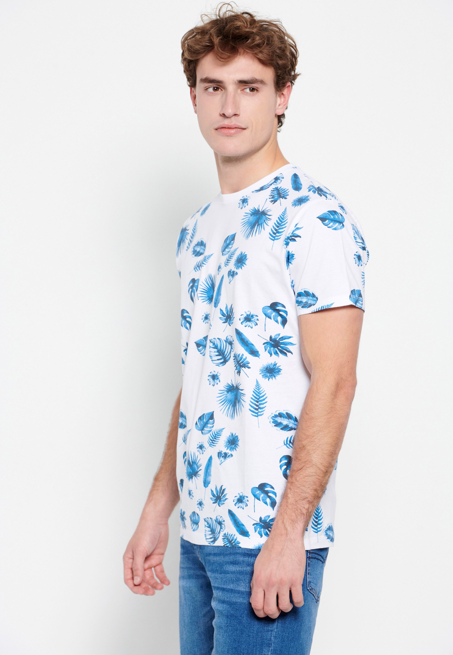 Men's Shirts Funky Buddha White