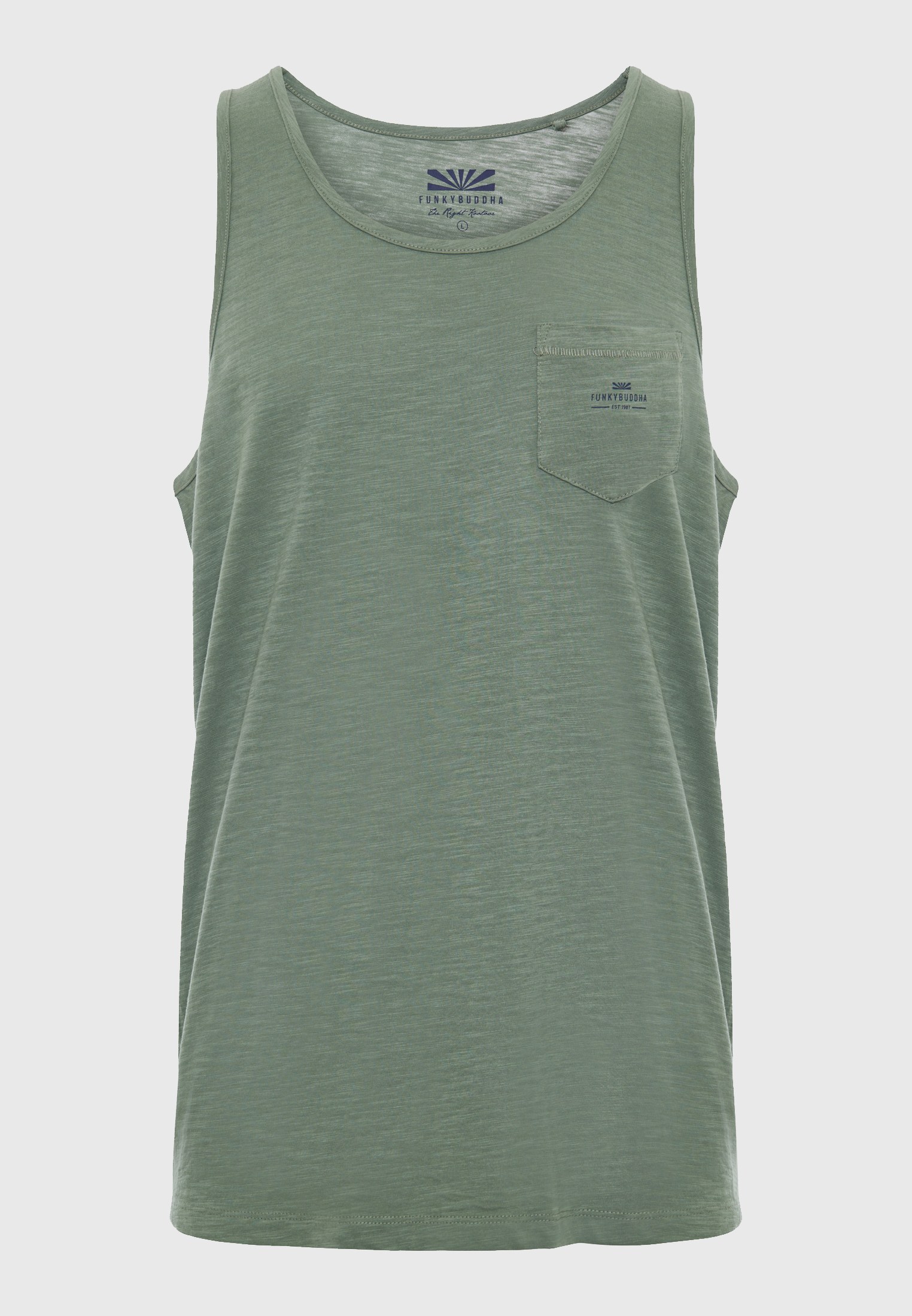 Men's T-Shirts Funky Buddha Khaki