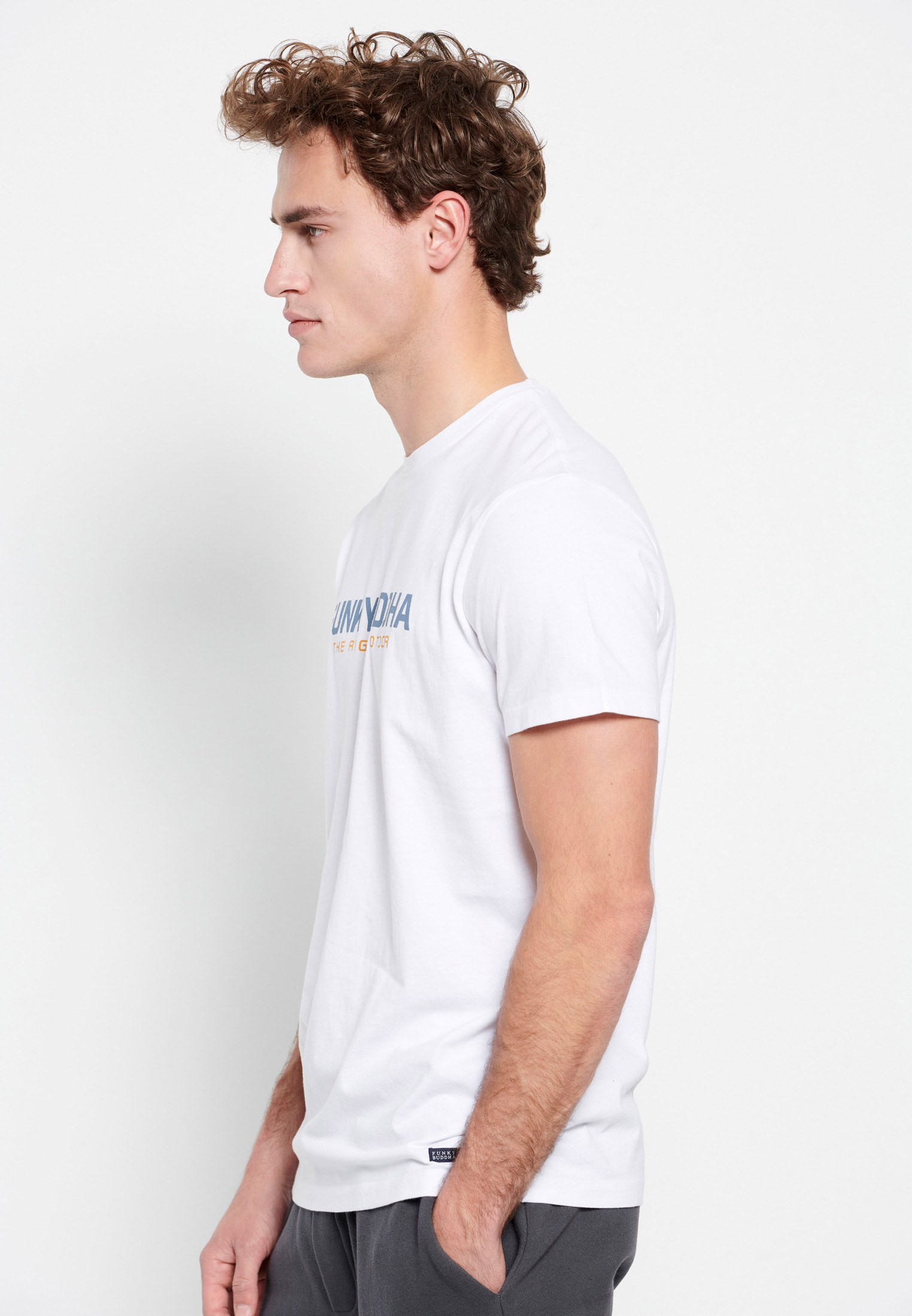 Men's Shirts Funky Buddha White