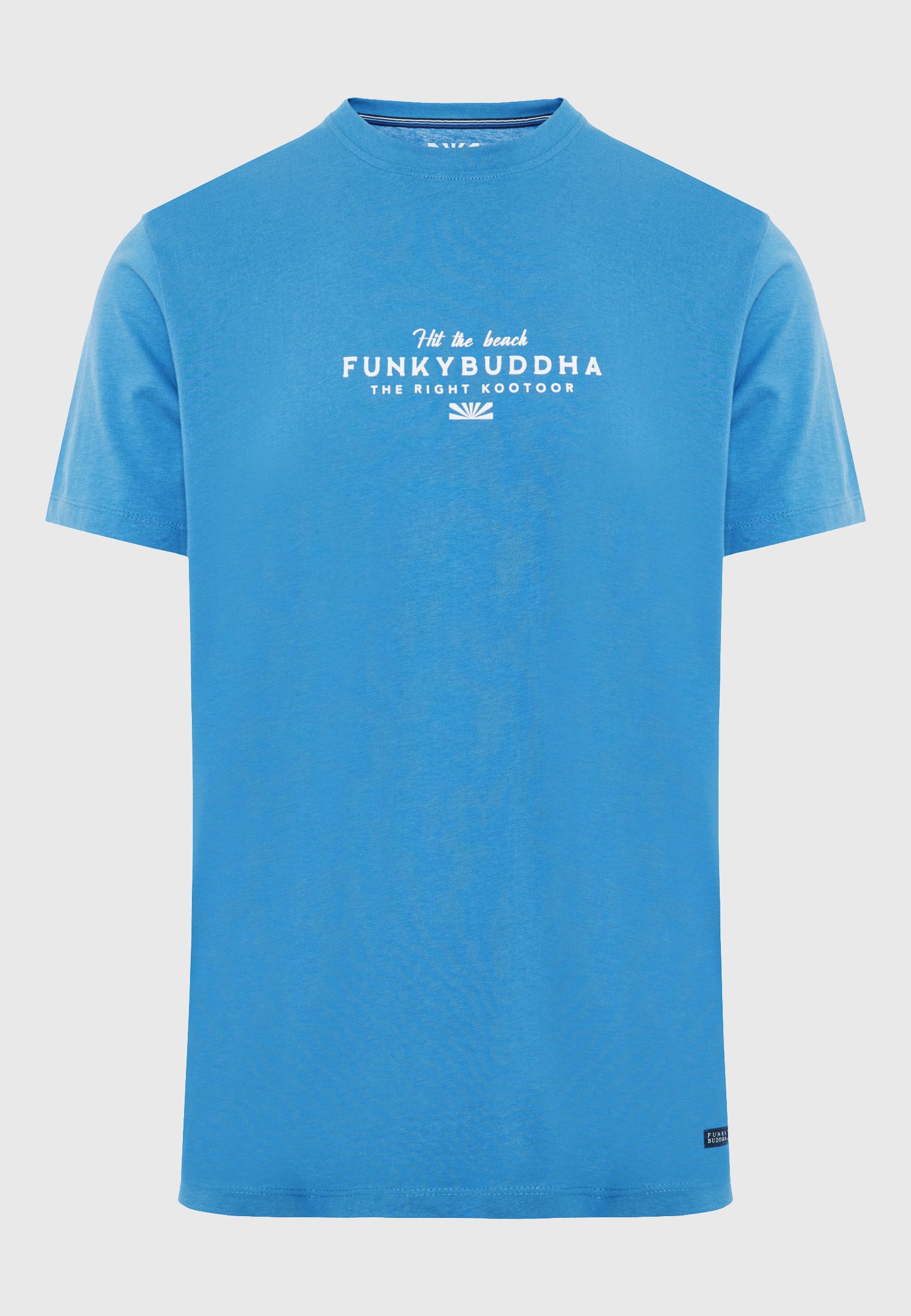 T-shirt με Funky Buddha τύπωμα στο στήθος φωτογραφία