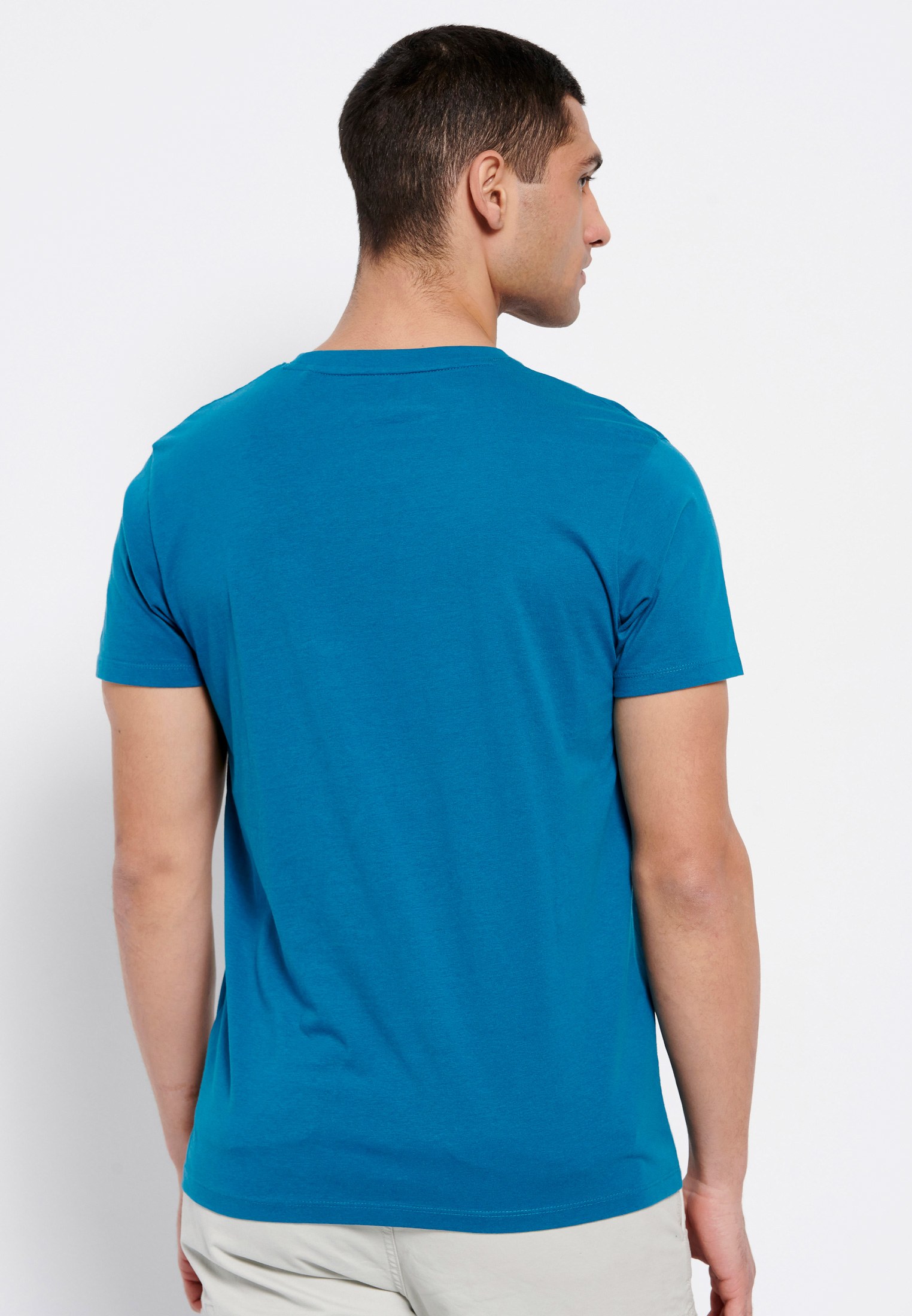 T-shirt με Funky Buddha τύπωμα στο στήθος φωτογραφία