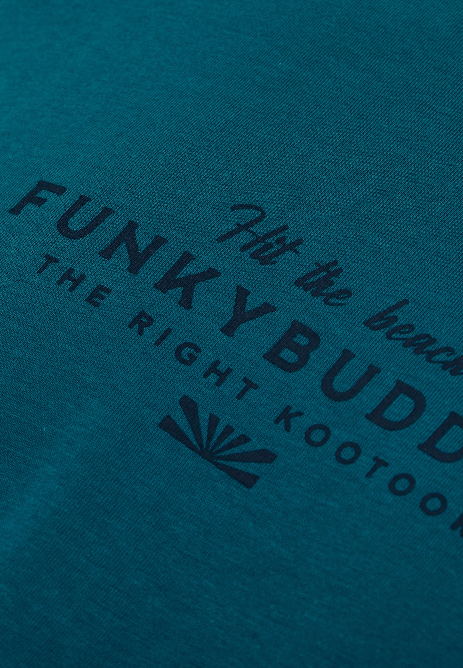 T-shirt με Funky Buddha τύπωμα στο στήθος φωτογραφία
