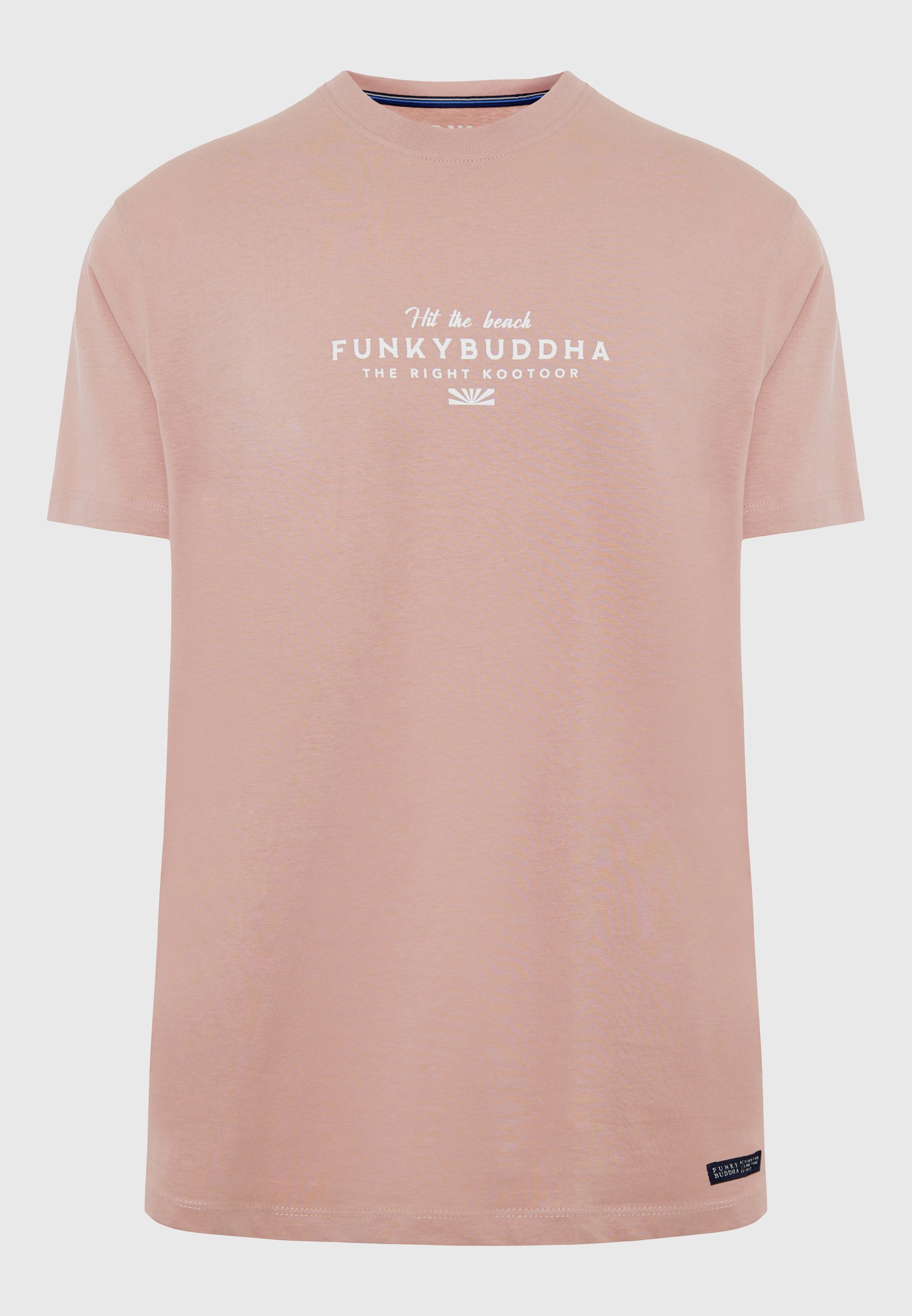 T-shirt με Funky Buddha τύπωμα στο στήθος φωτογραφία