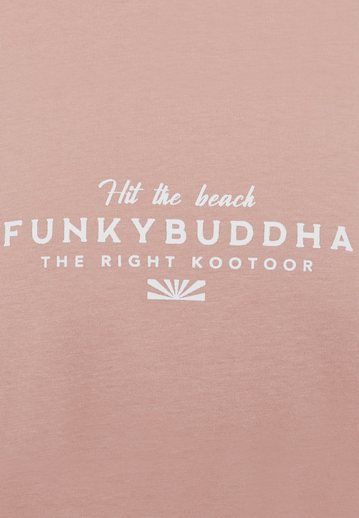 T-shirt με Funky Buddha τύπωμα στο στήθος φωτογραφία
