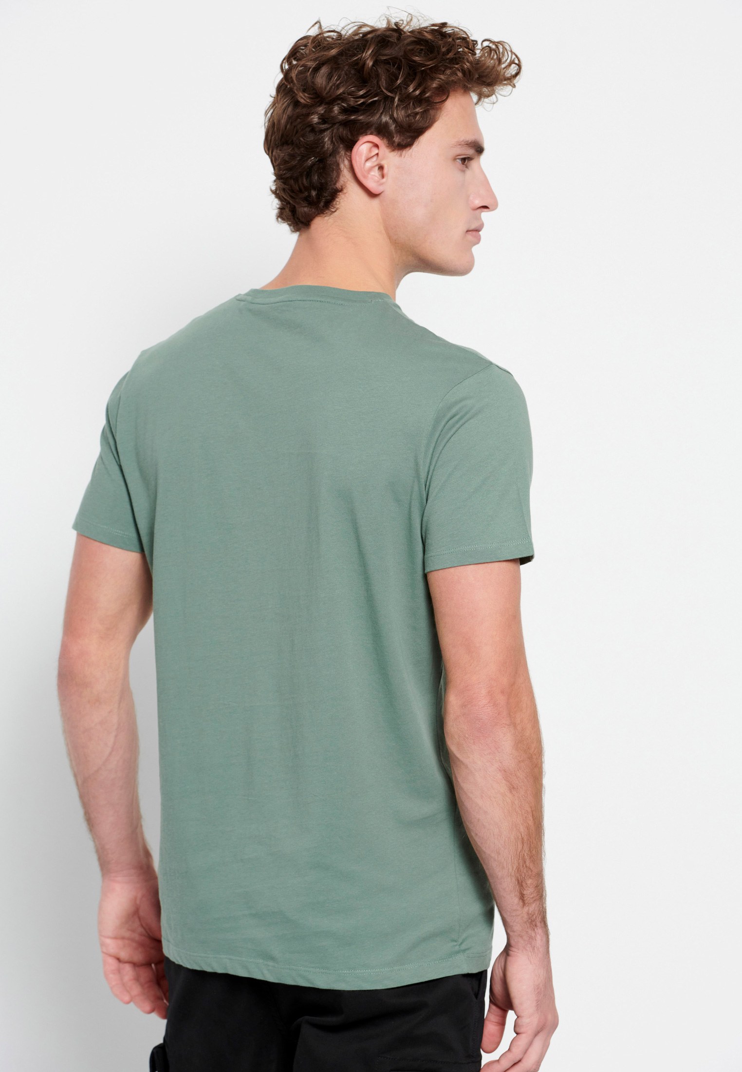 T-shirt με Funky Buddha τύπωμα στο στήθος φωτογραφία