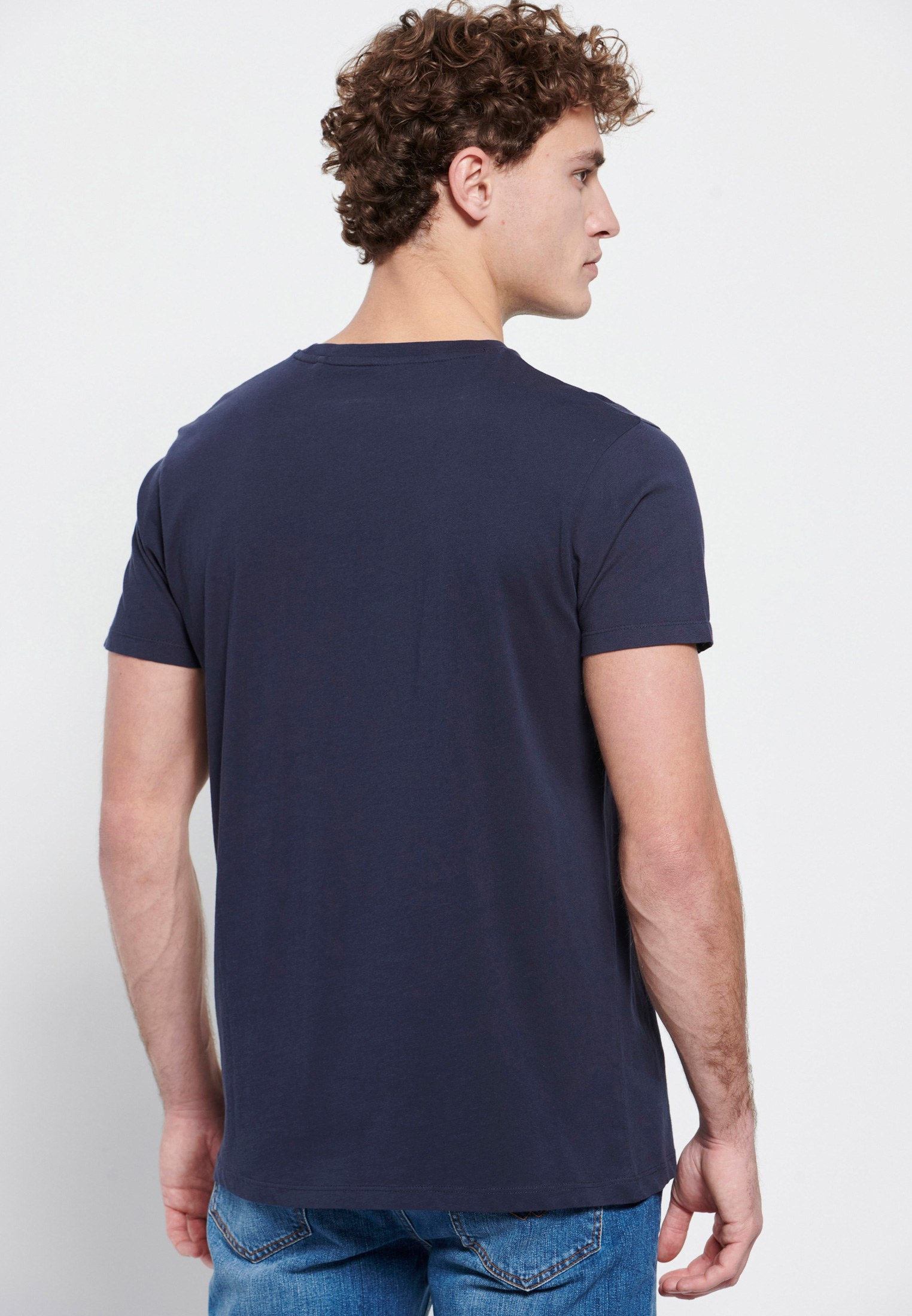 T-shirt με Funky Buddha τύπωμα στο στήθος φωτογραφία