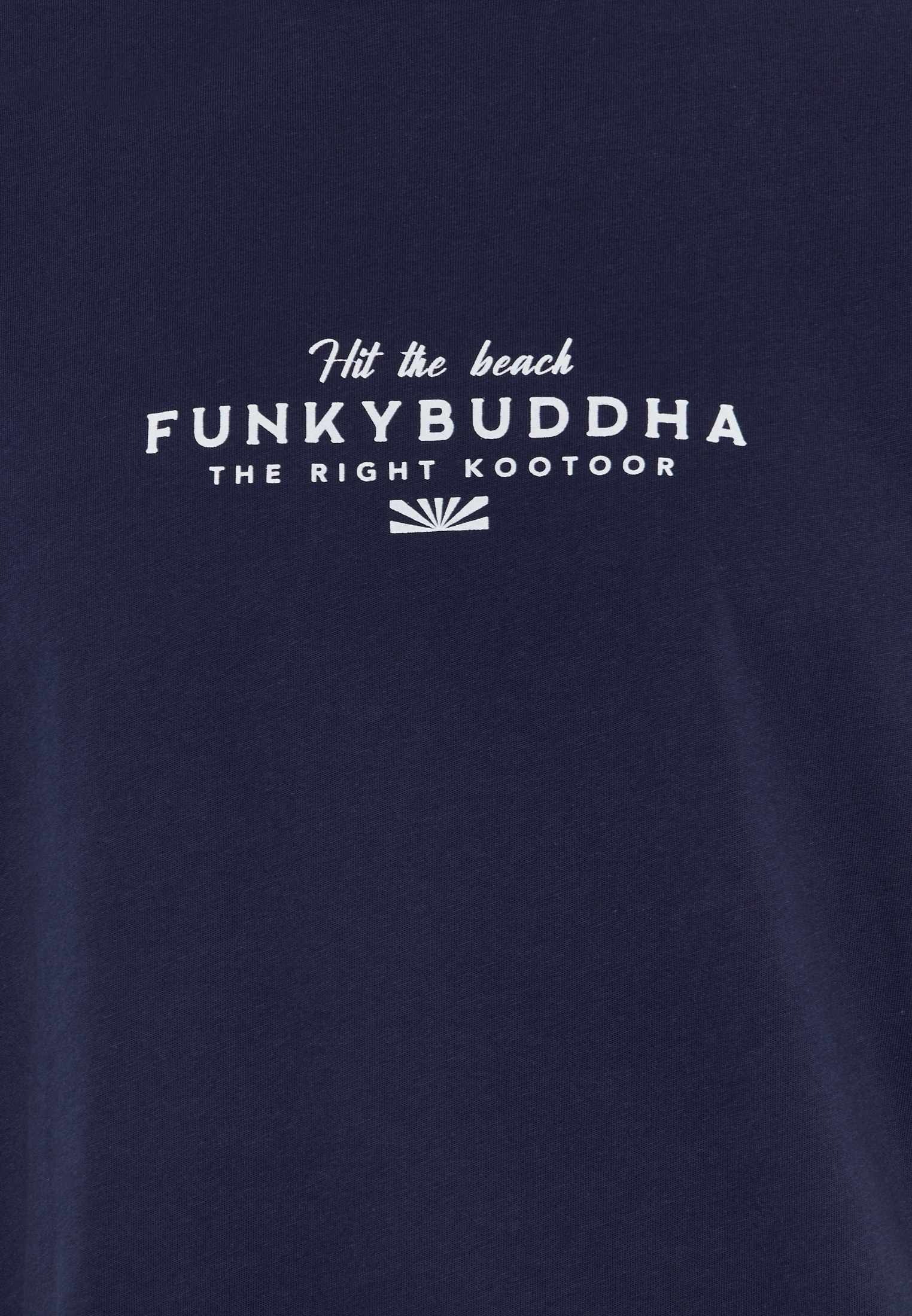 T-shirt με Funky Buddha τύπωμα στο στήθος φωτογραφία