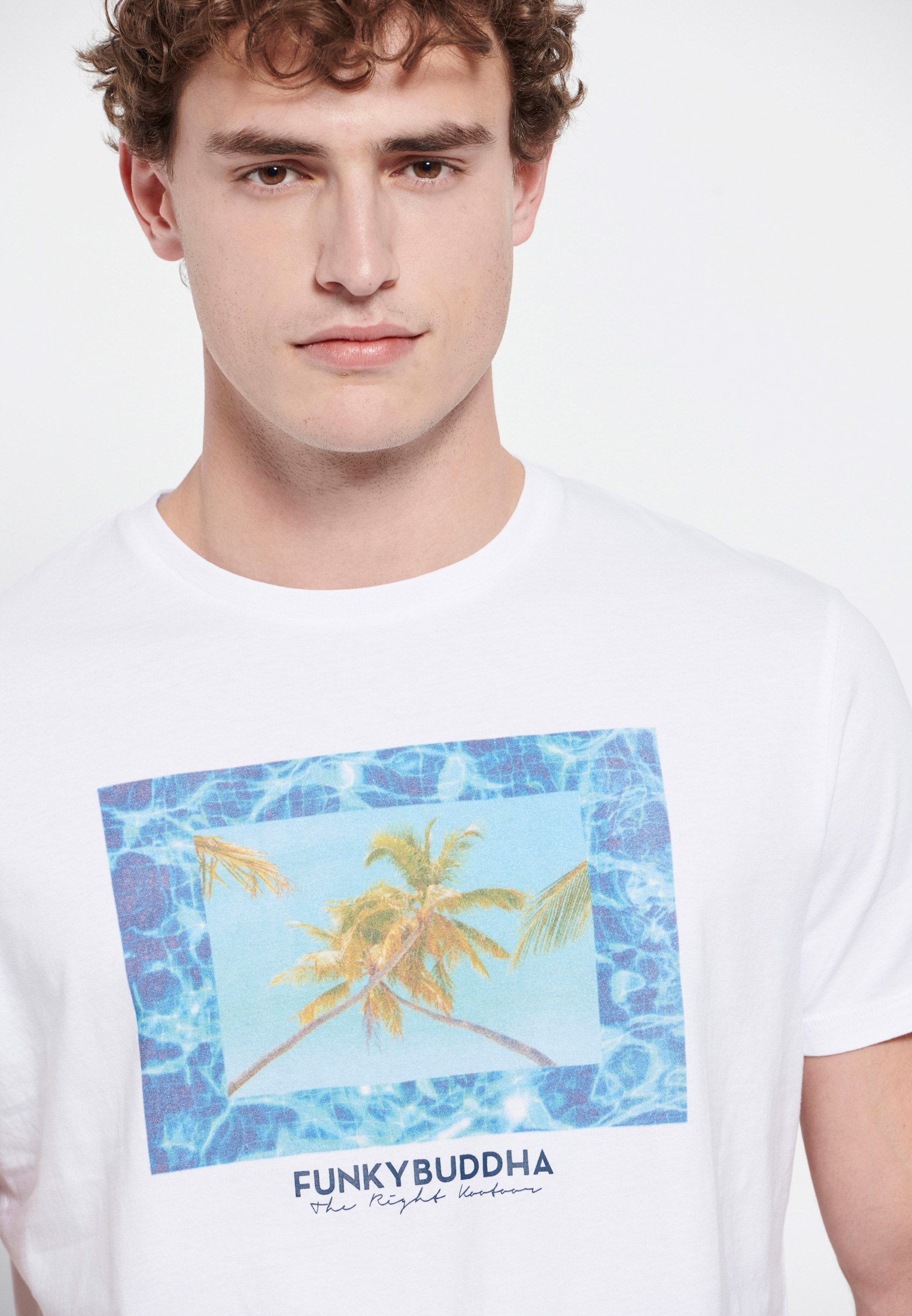 Men's Shirts Funky Buddha White