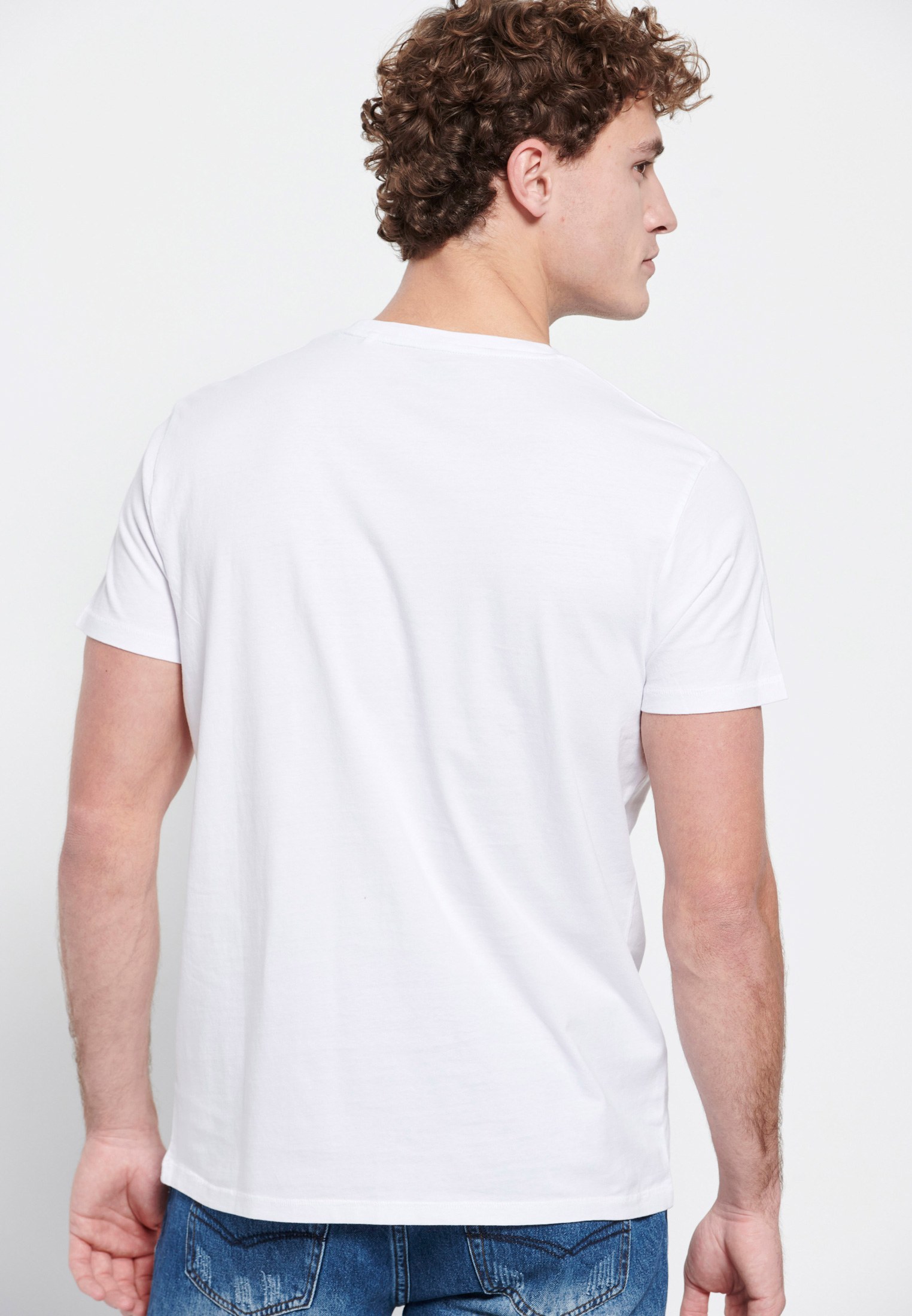 Men's Shirts Funky Buddha White