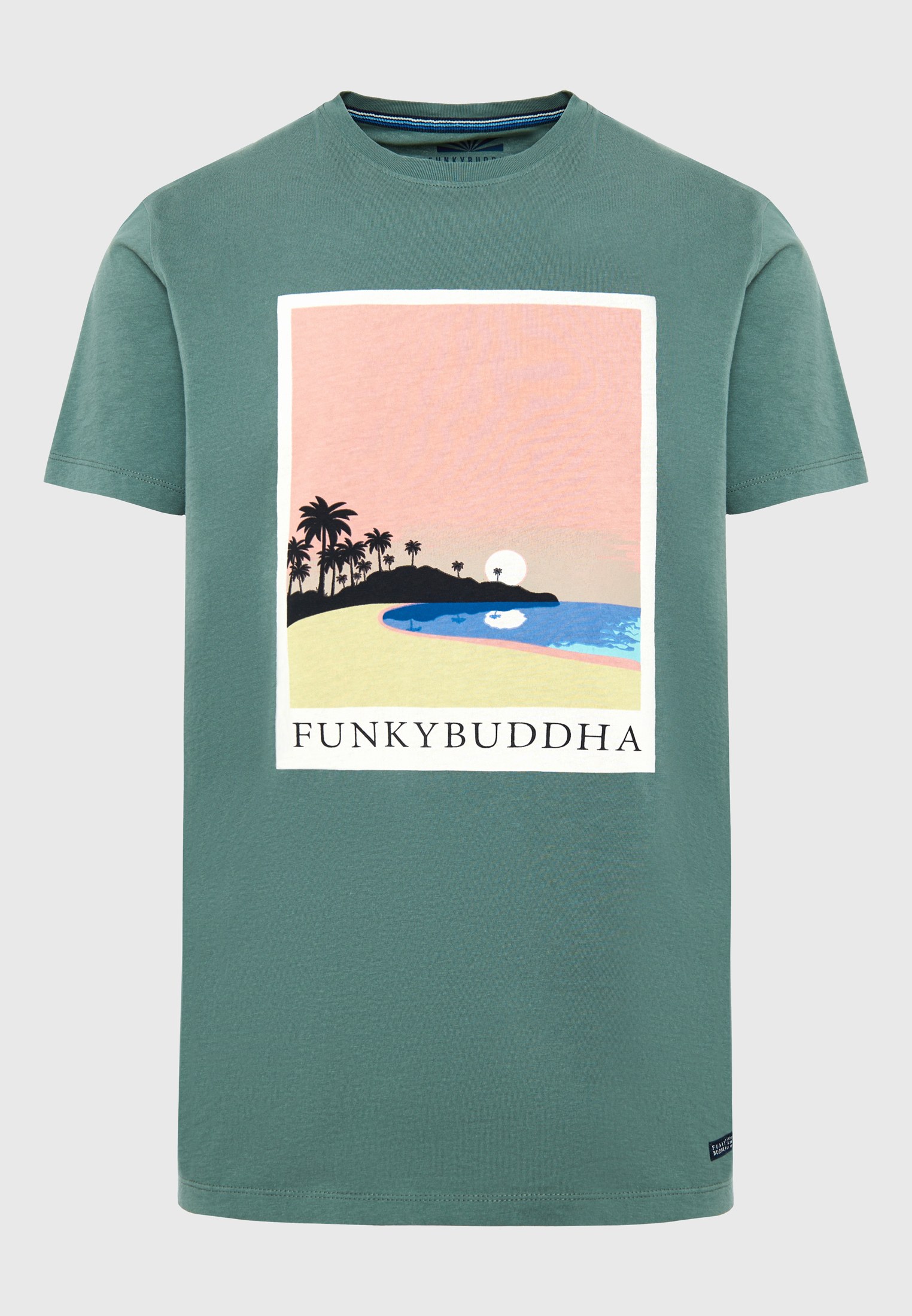 Men's T-Shirts Funky Buddha Green