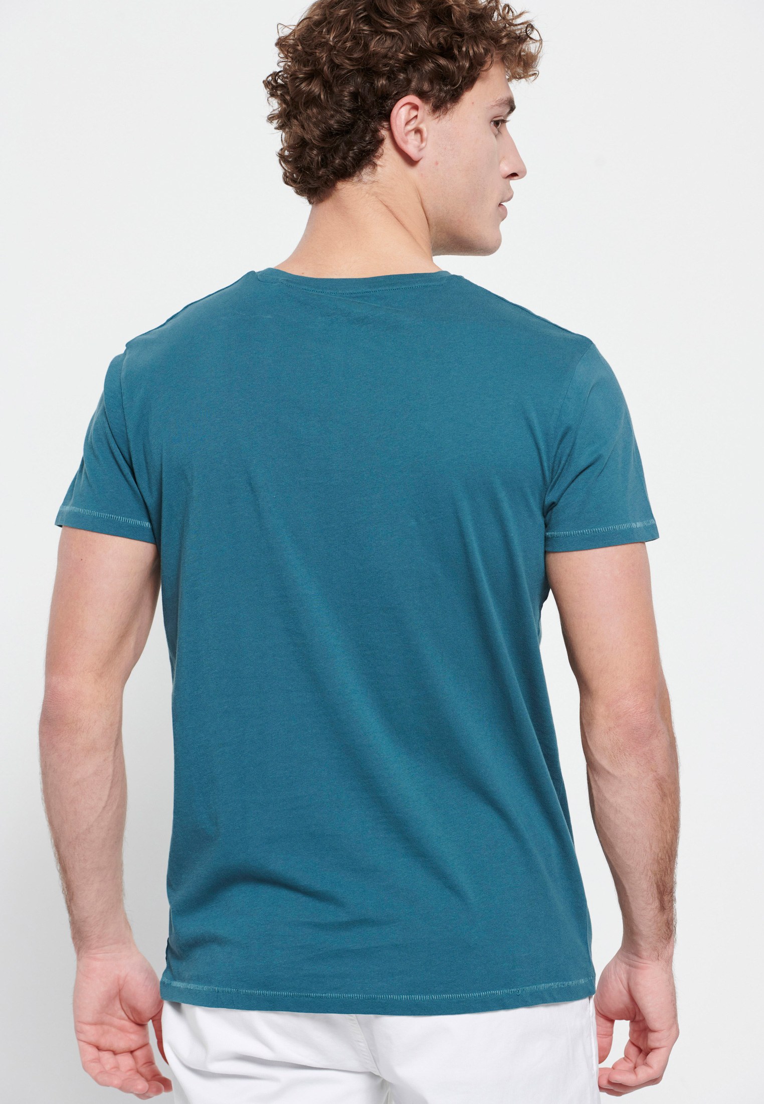 T-shirt με minimal branded τύπωμα φωτογραφία