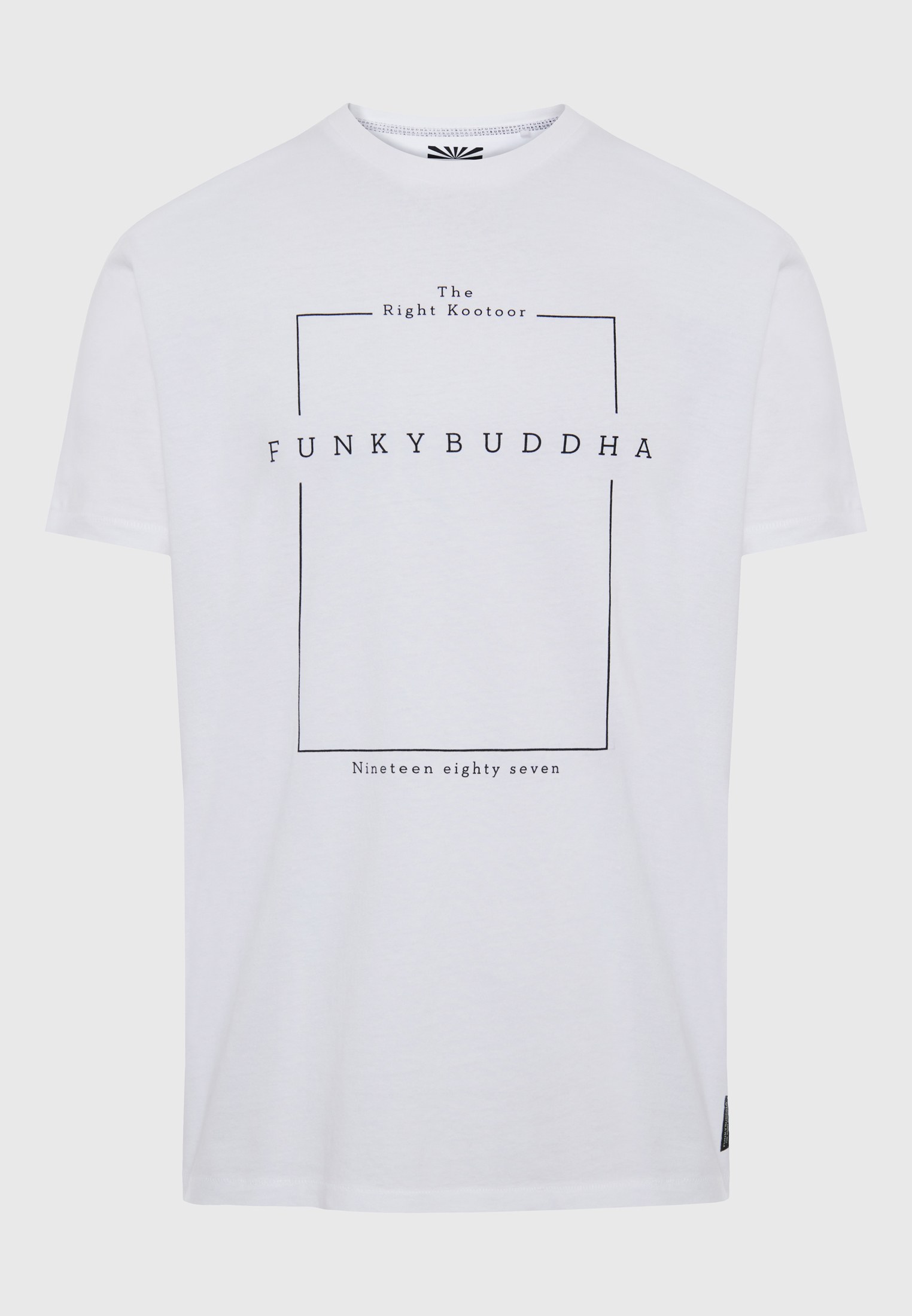 T-shirt με minimal branded τύπωμα φωτογραφία