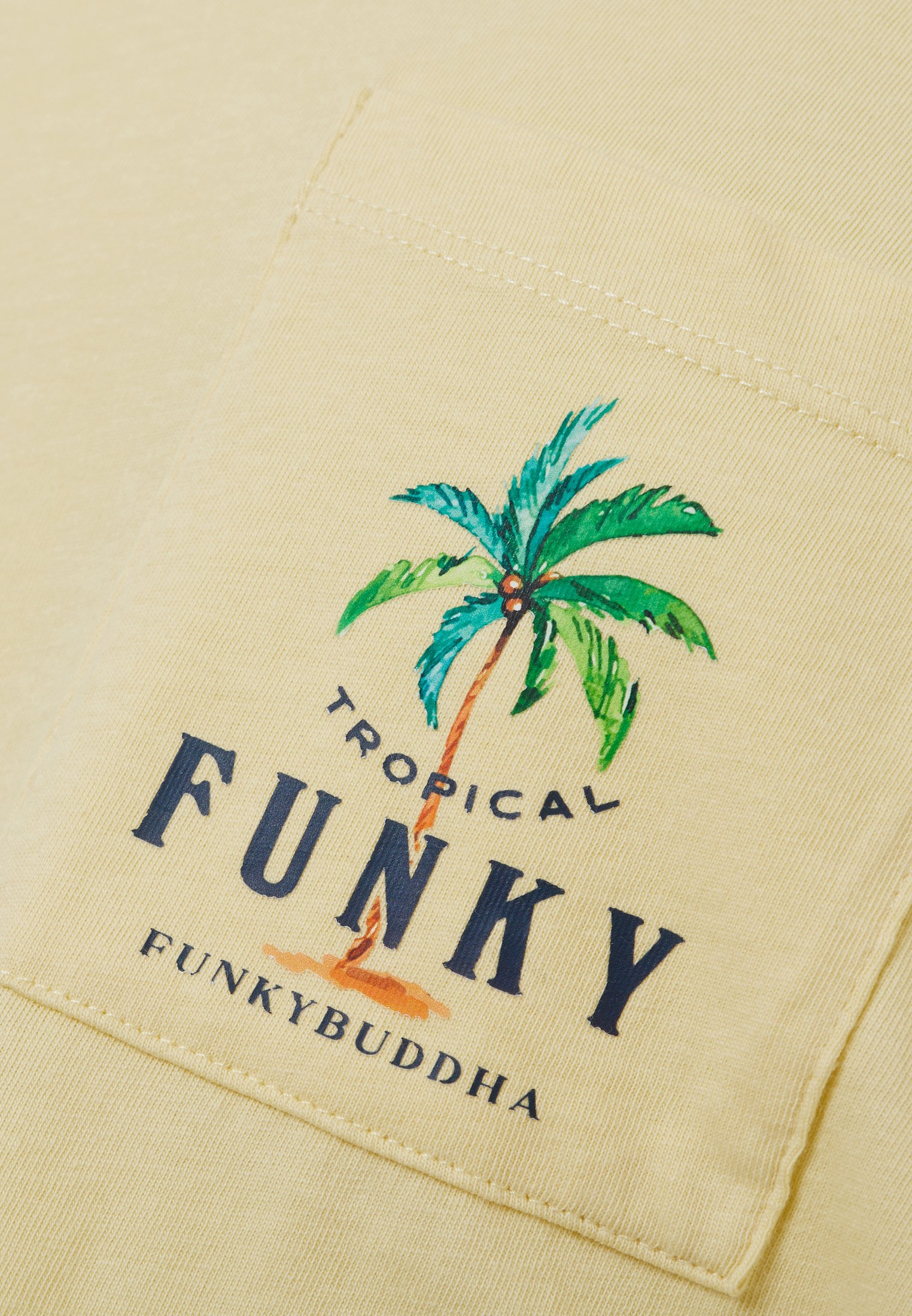 Men's T-Shirts Funky Buddha Yellow