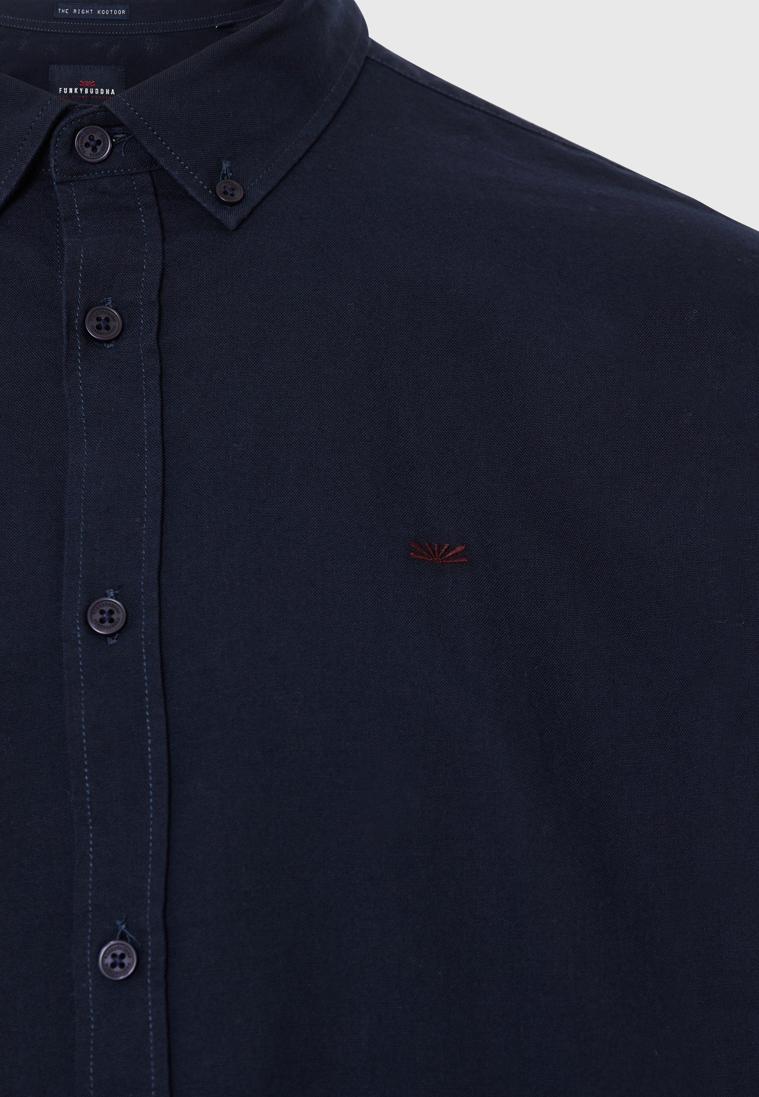 Men's Shirts Funky Buddha Navy