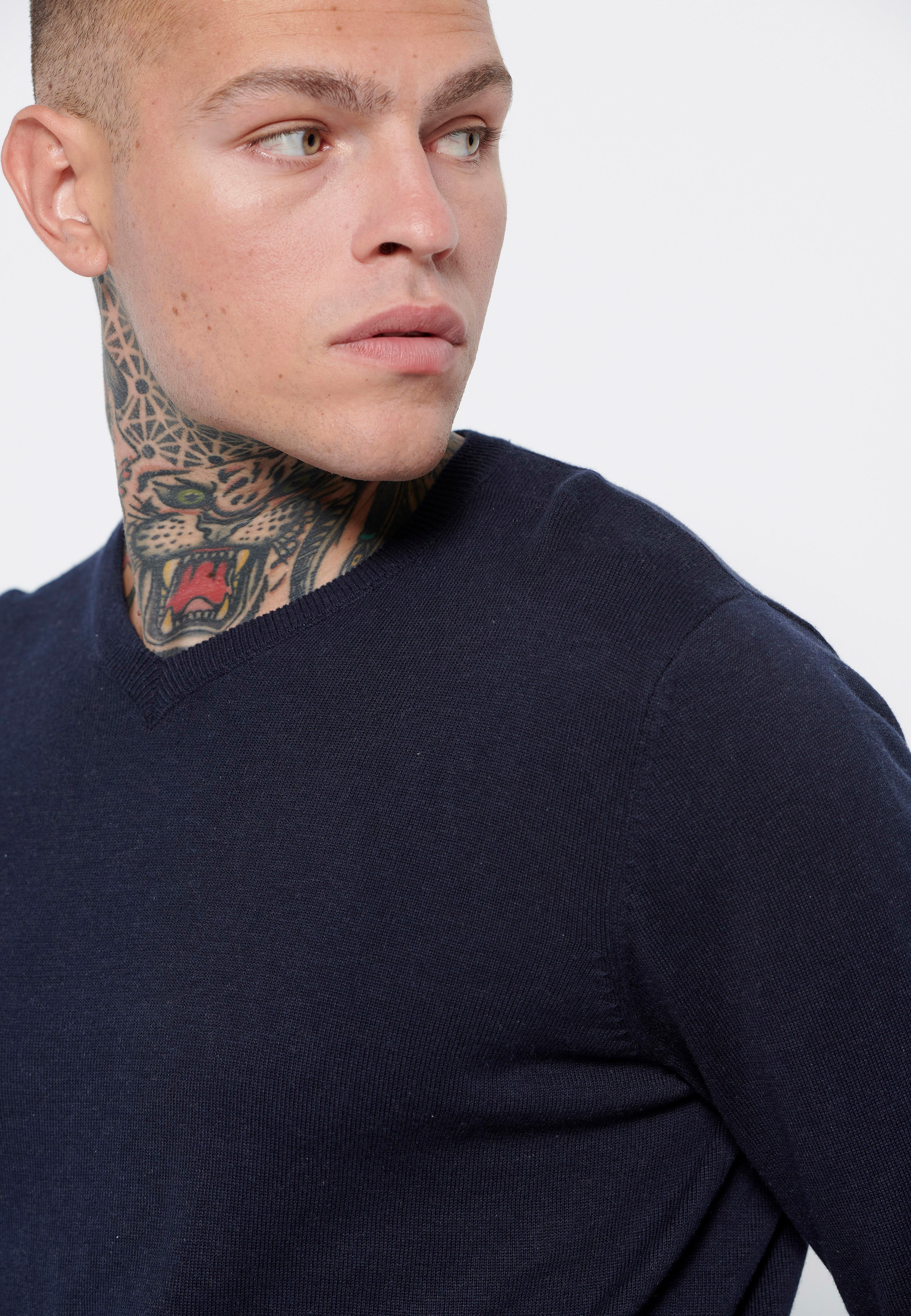 Essential πουλόβερ με V λαιμόκοψη