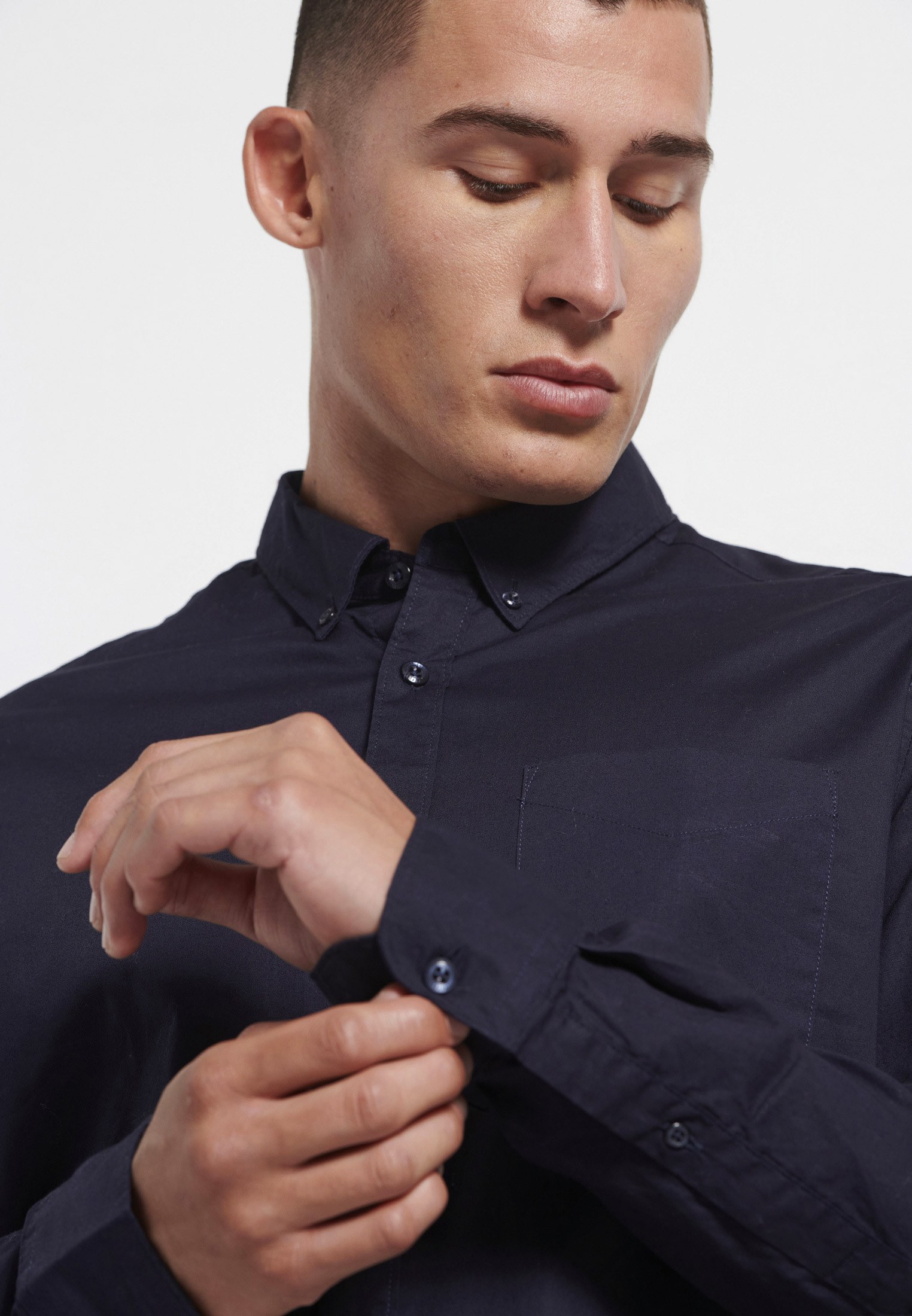 Men's Shirts Funky Buddha Navy