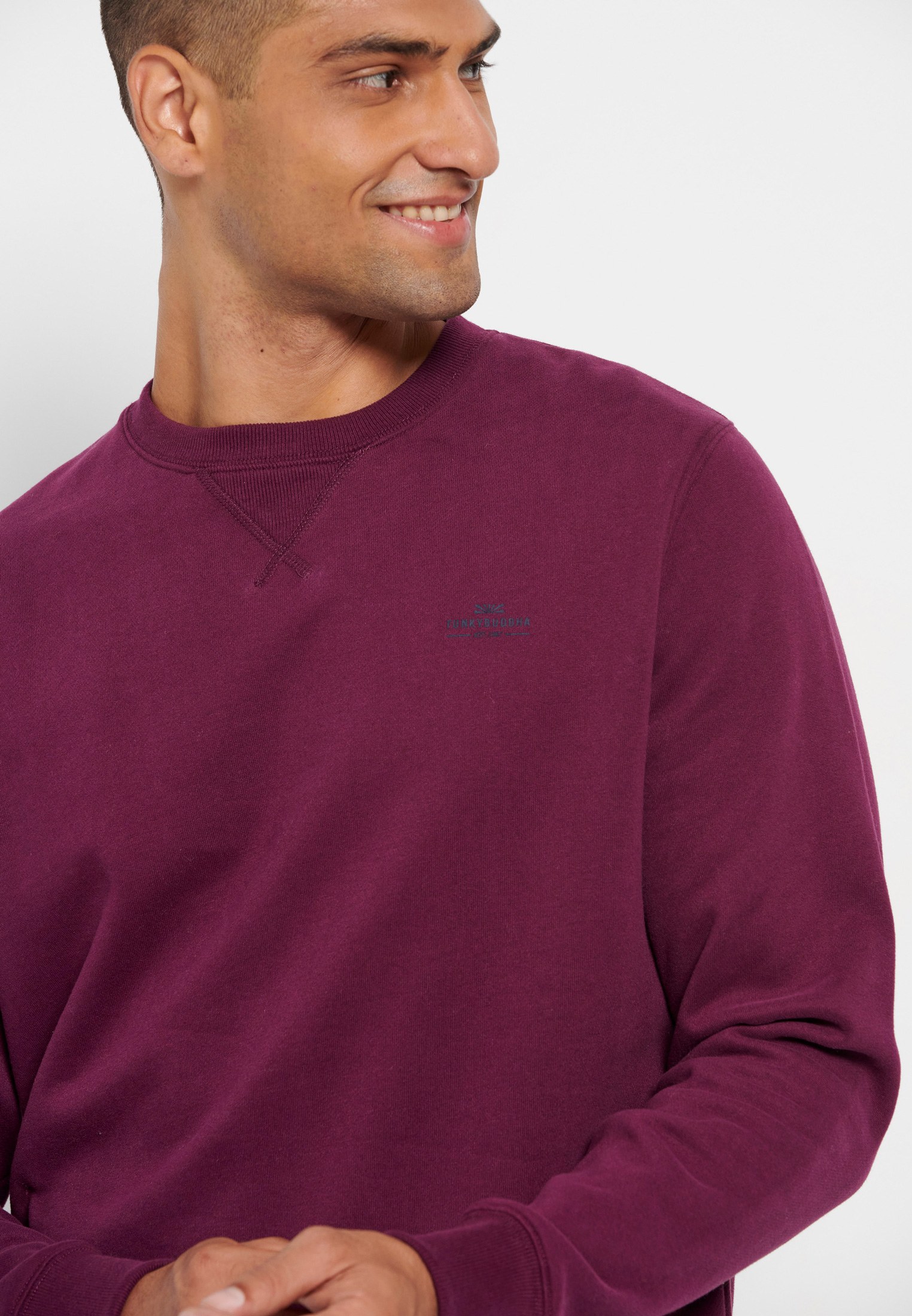 Men's Hoodies & Sweatshirts Funky Buddha Purple