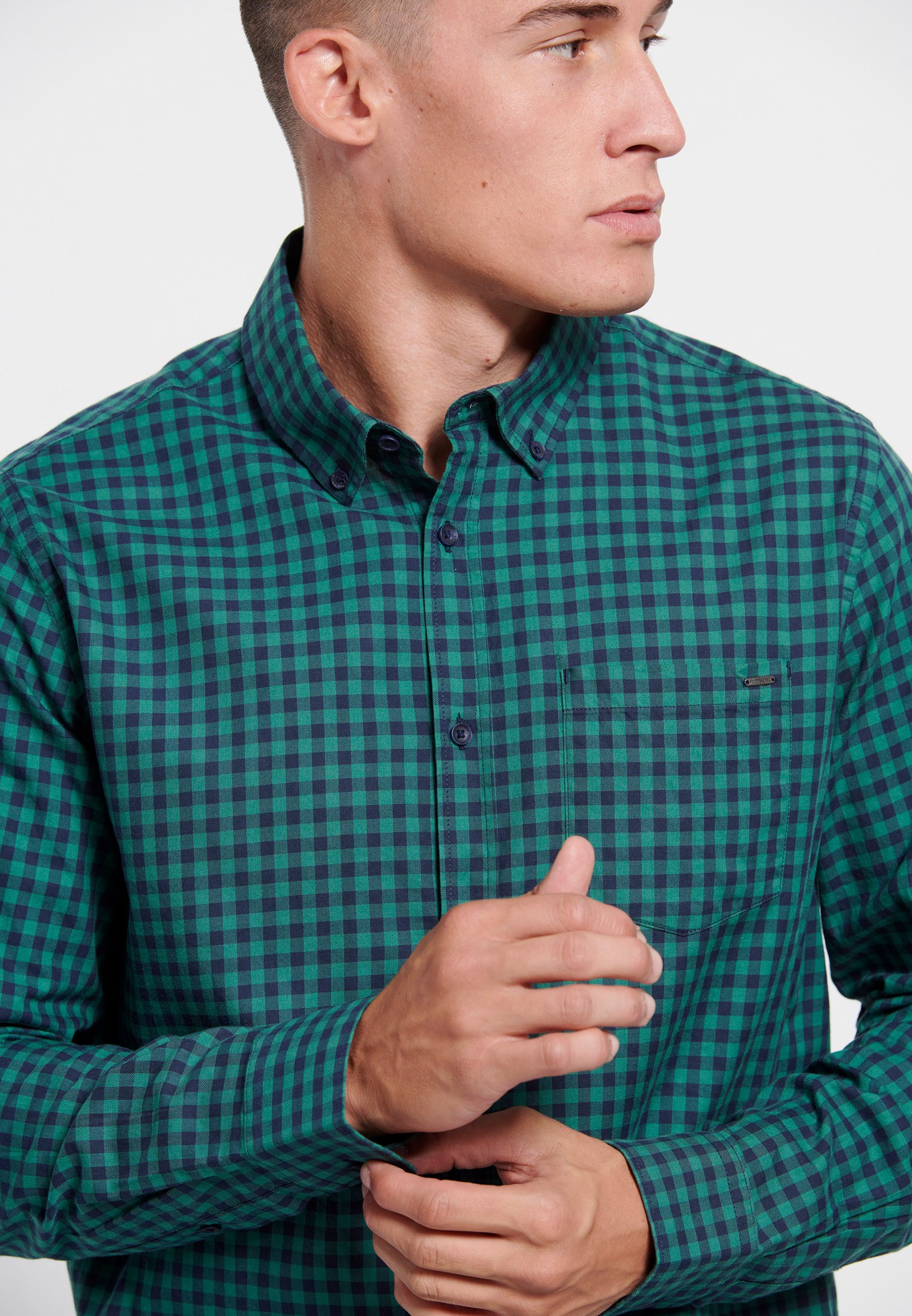 Men's Shirts Funky Buddha Green