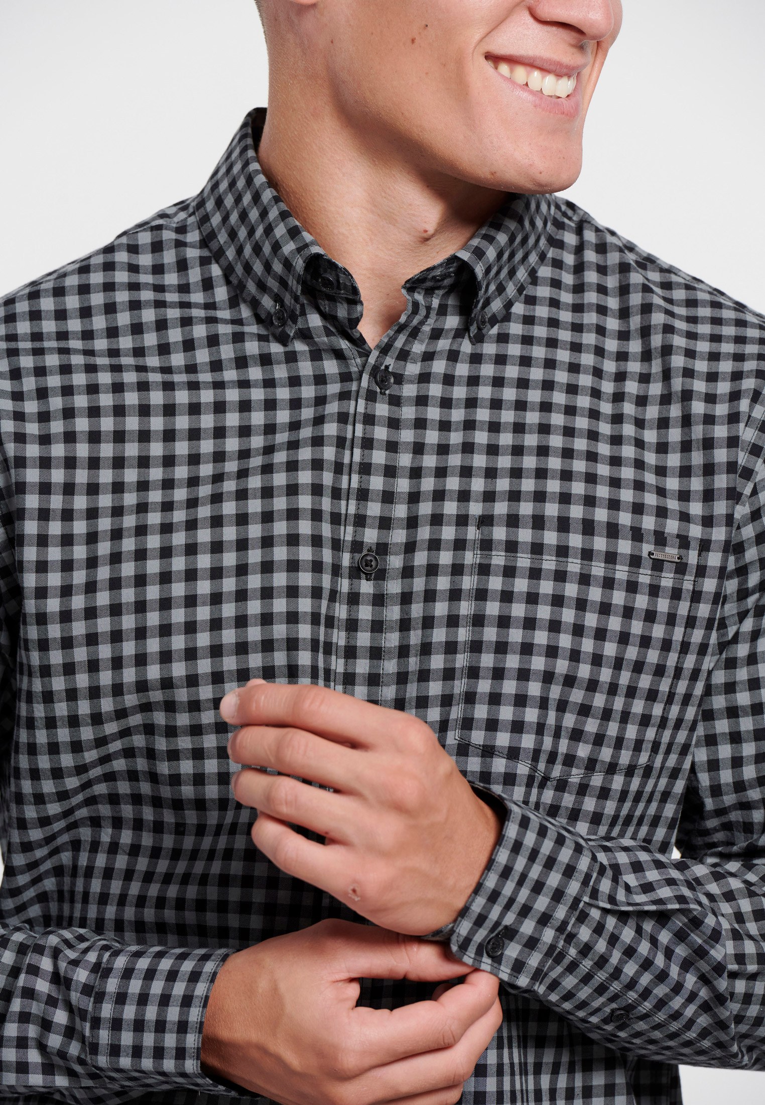 Men's Shirts Funky Buddha Gray