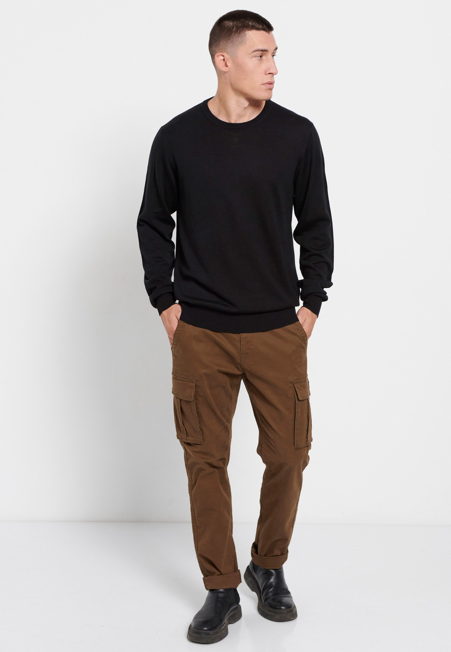 Men's Knitwear Funky Buddha Black