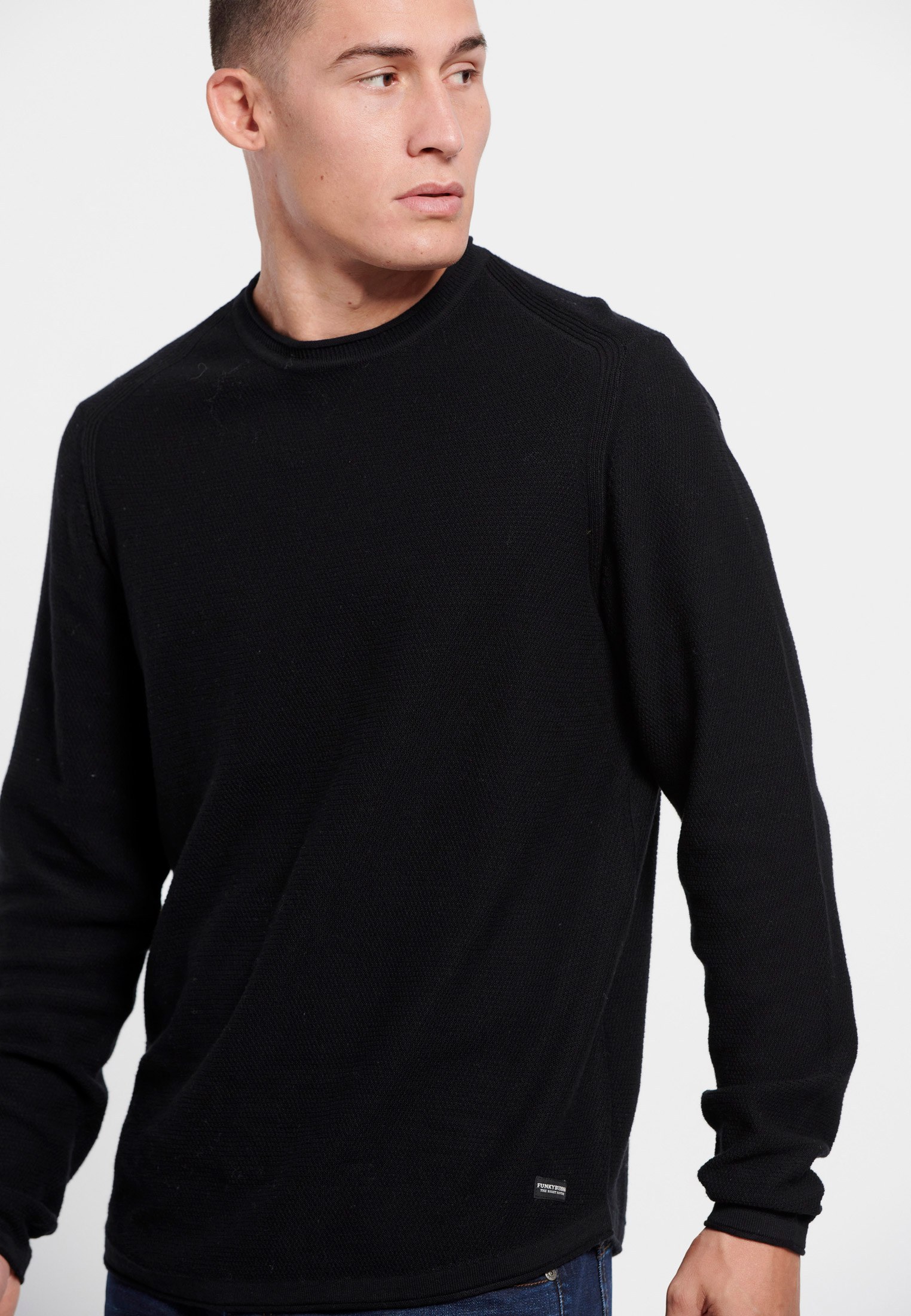 Men's Knitwear Funky Buddha Black