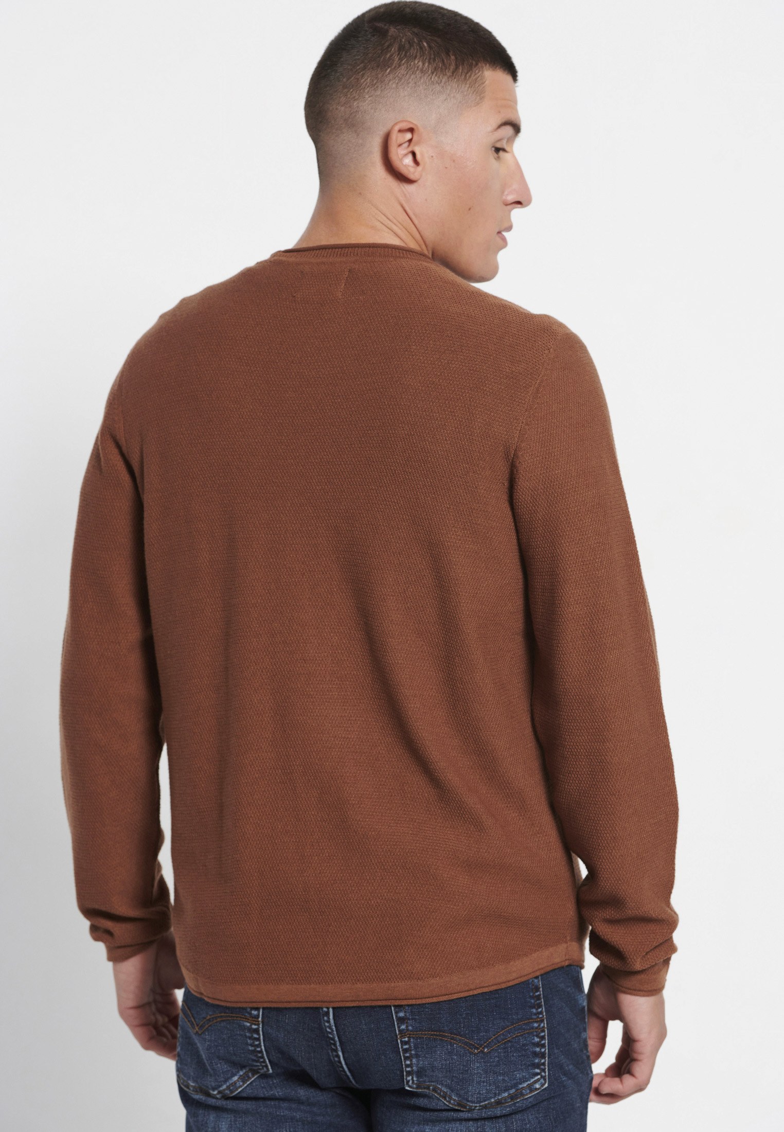 Men's Knitwear Funky Buddha Brown