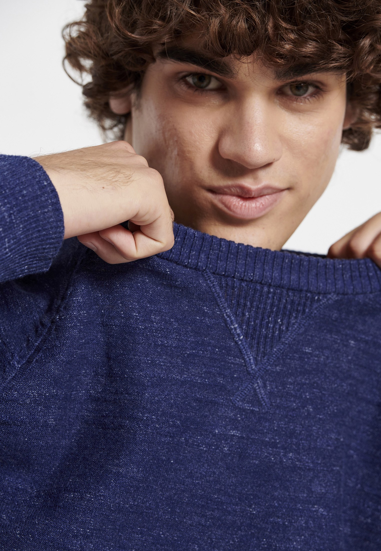 Men's Knitwear Funky Buddha Blue