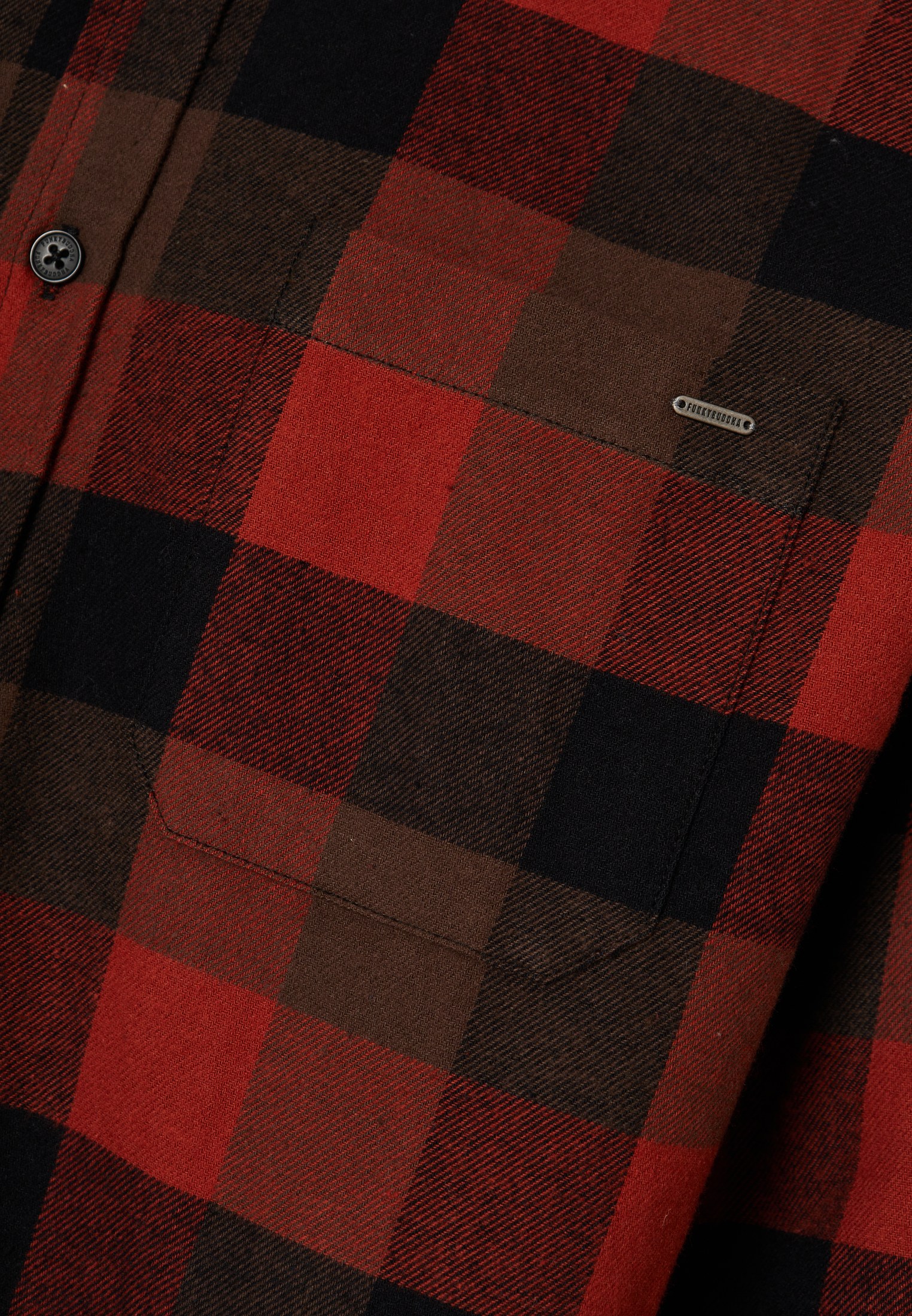 Men's Shirts Funky Buddha Orange