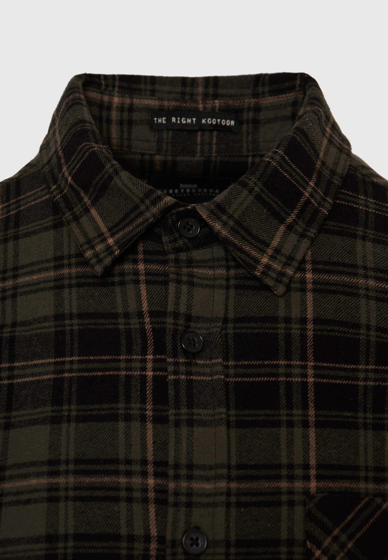 Men's Shirts Funky Buddha Khaki