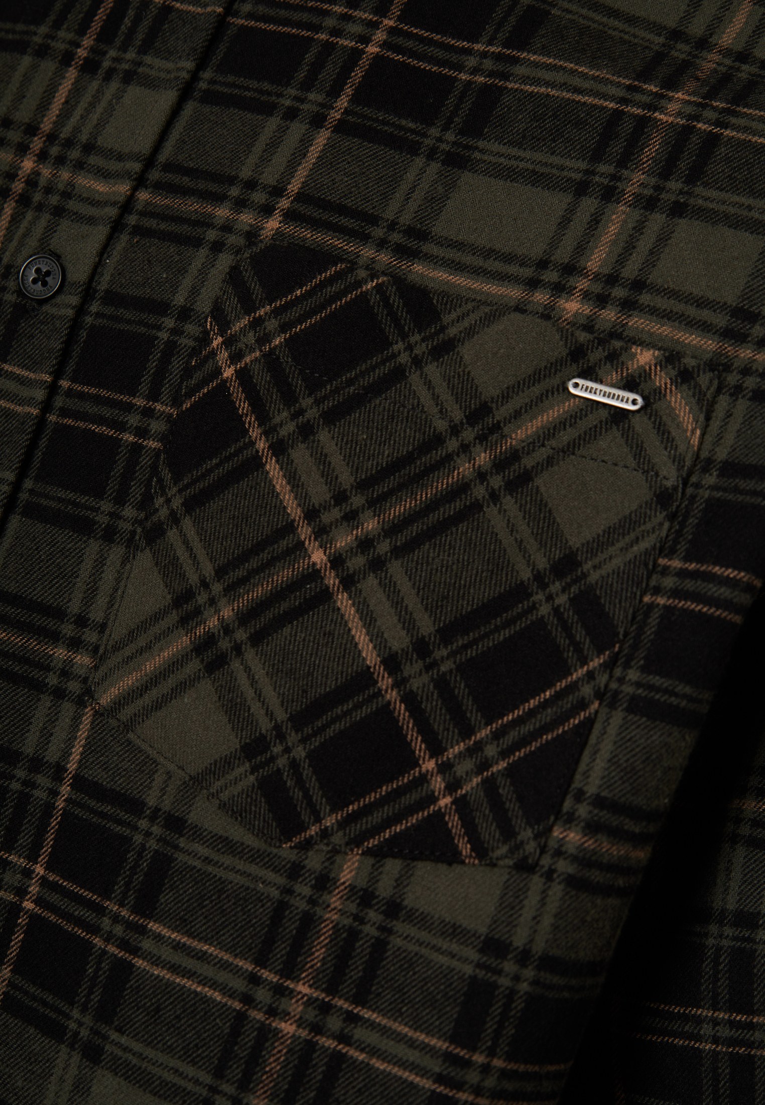 Men's Shirts Funky Buddha Khaki