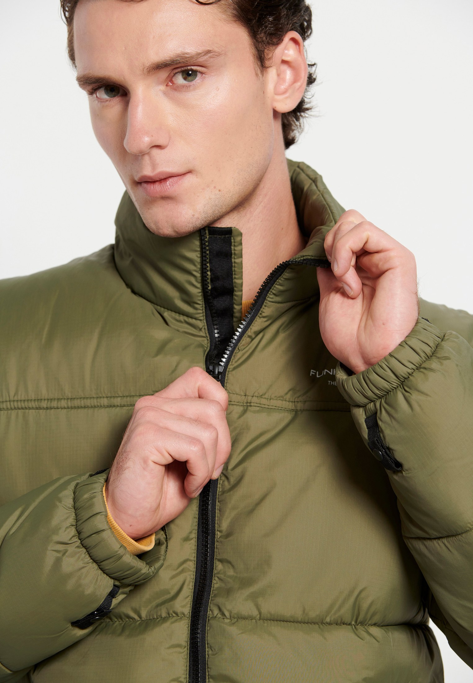 Men's Jackets Funky Buddha Khaki