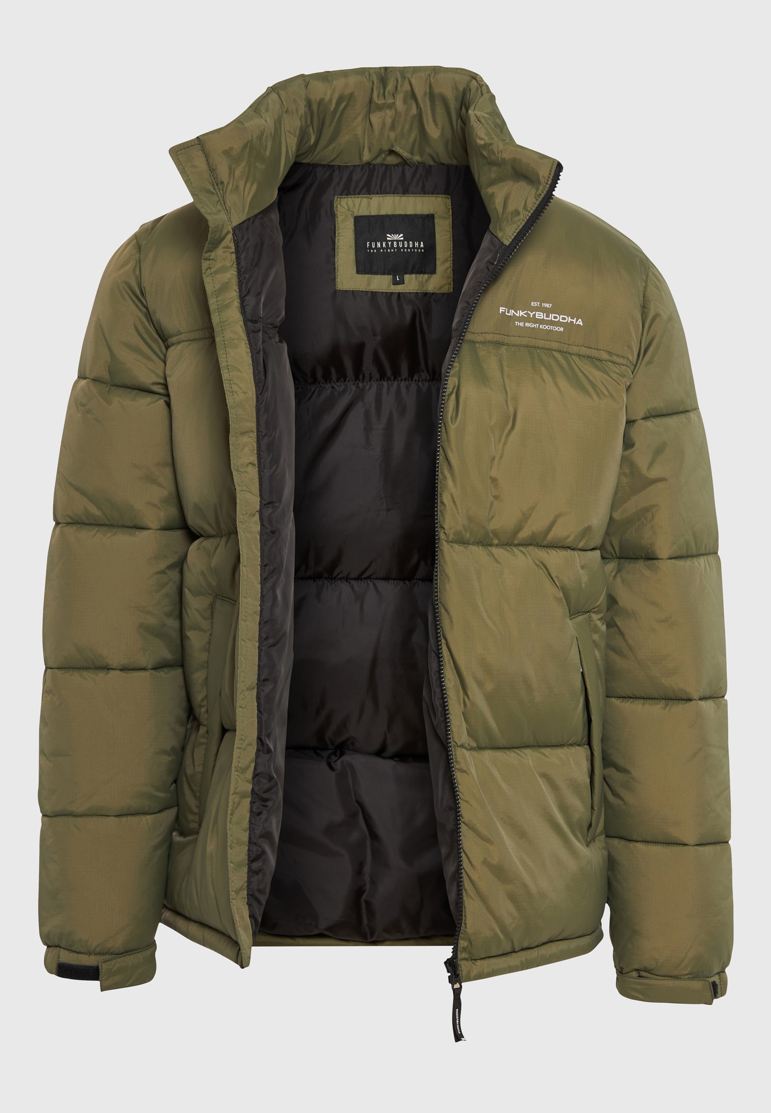 Men's Jackets Funky Buddha Khaki