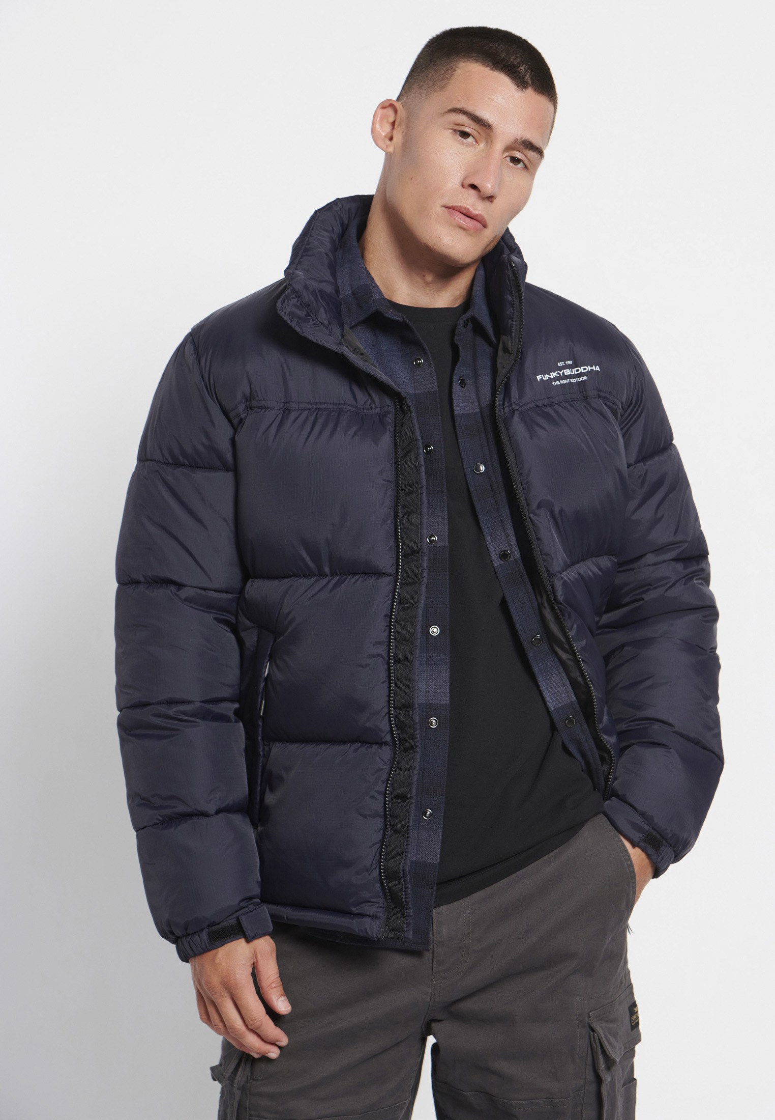 Men's Jackets Funky Buddha Navy